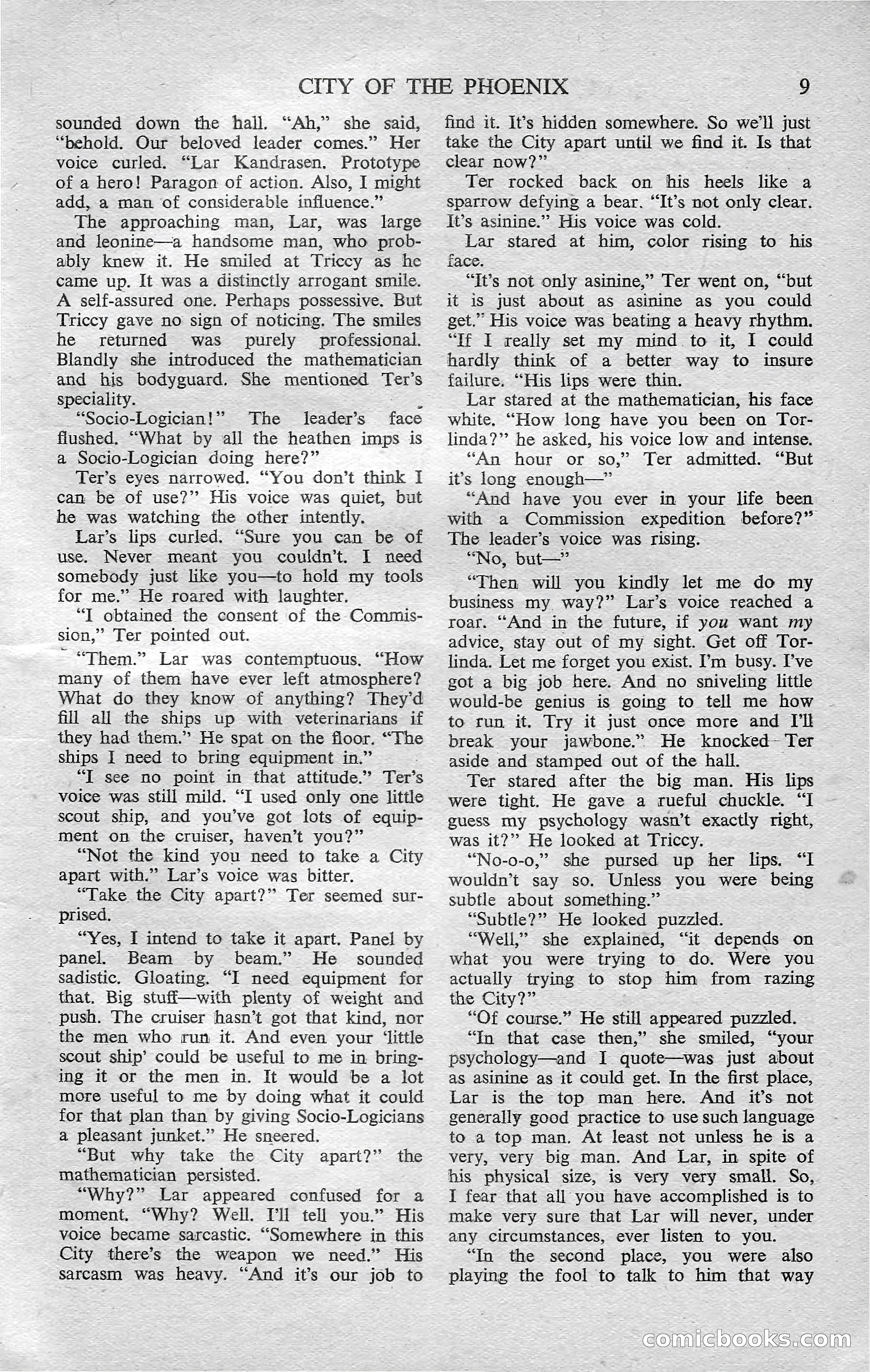 Astounding Science Fiction, February 1952 (British Edition) — page 11 of 68