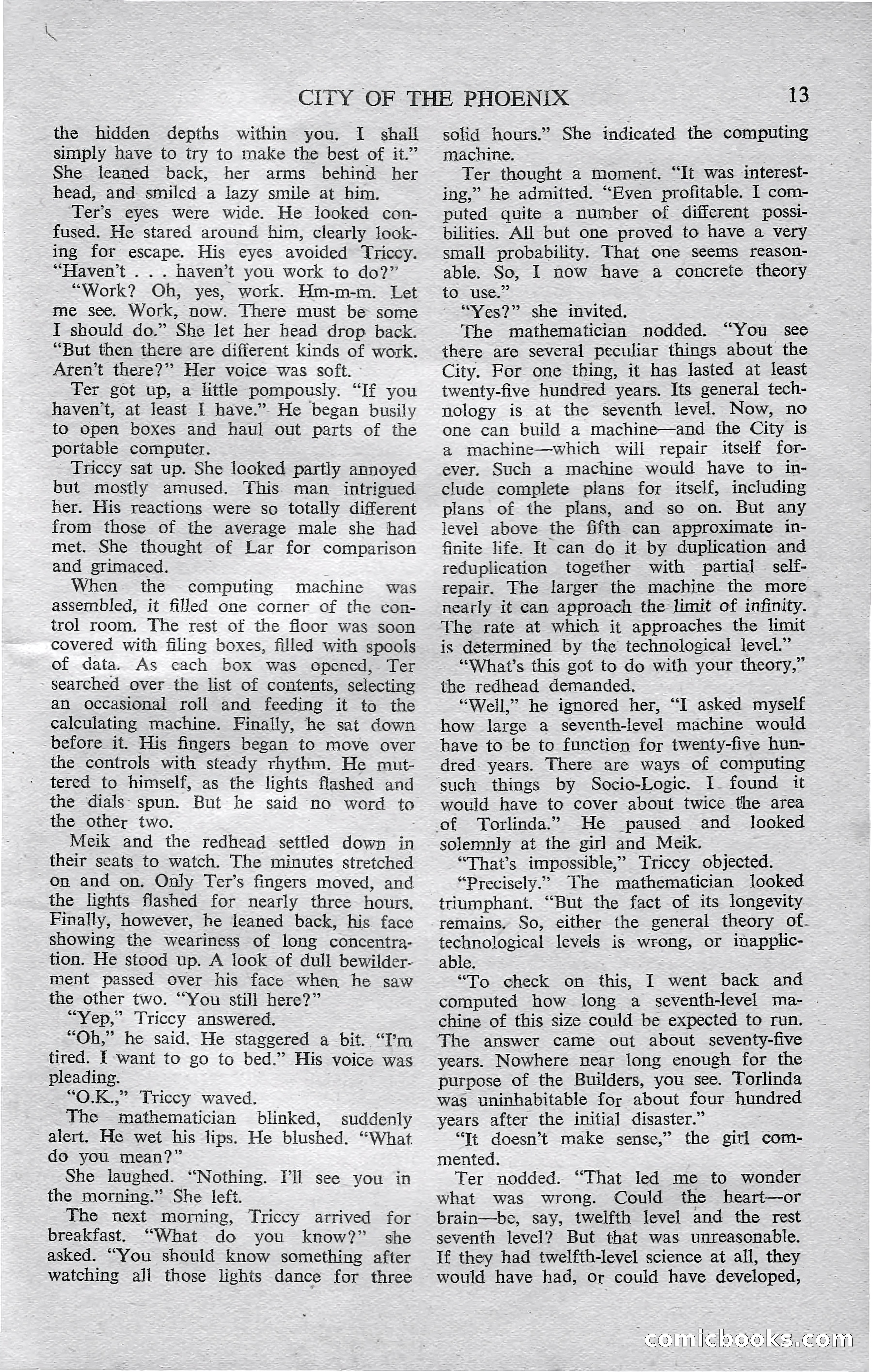 Astounding Science Fiction, February 1952 (British Edition) — page 15 of 68