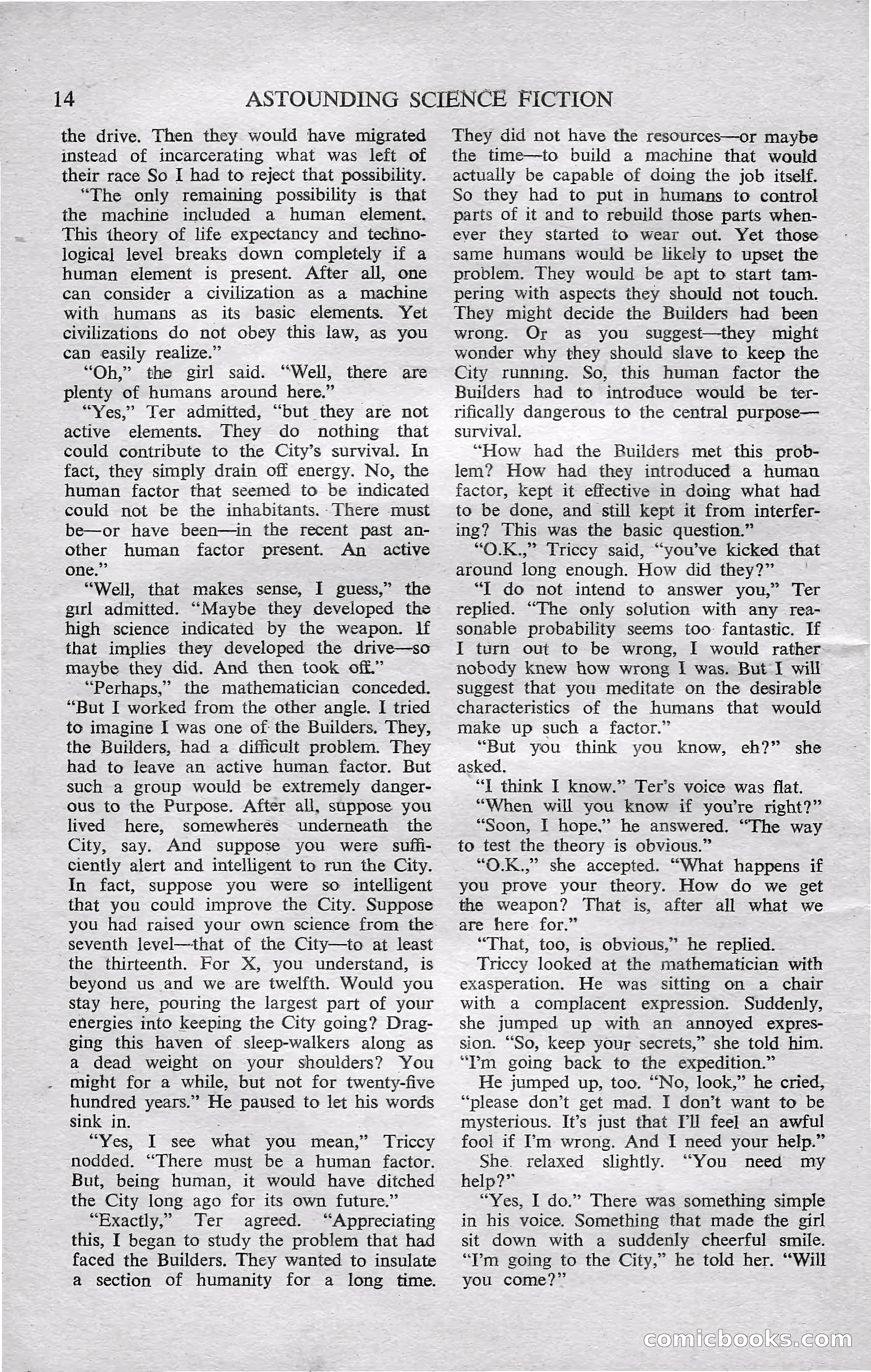 Astounding Science Fiction, February 1952 (British Edition) — page 16 of 68