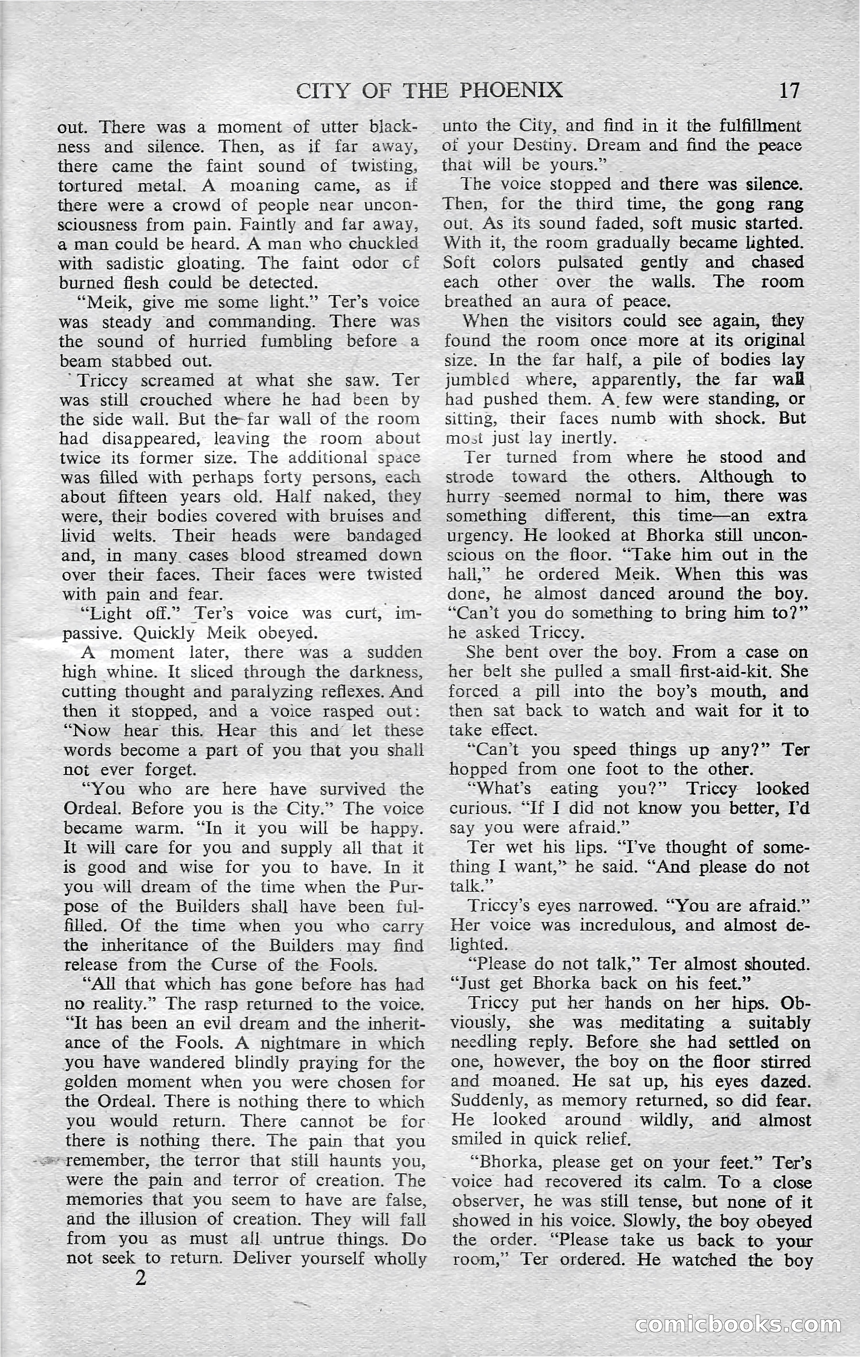 Astounding Science Fiction, February 1952 (British Edition) — page 19 of 68