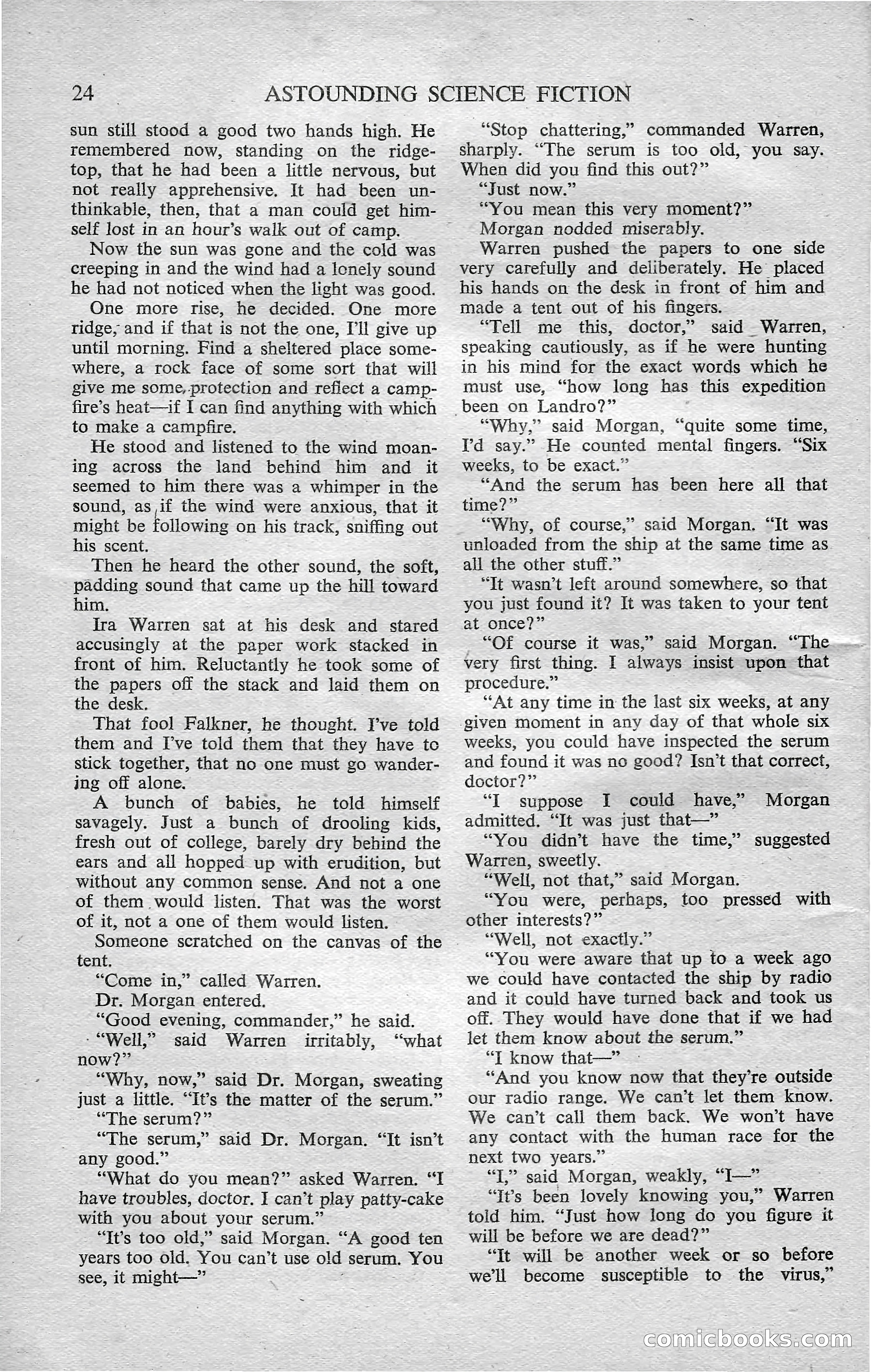 Astounding Science Fiction, February 1952 (British Edition) — page 26 of 68
