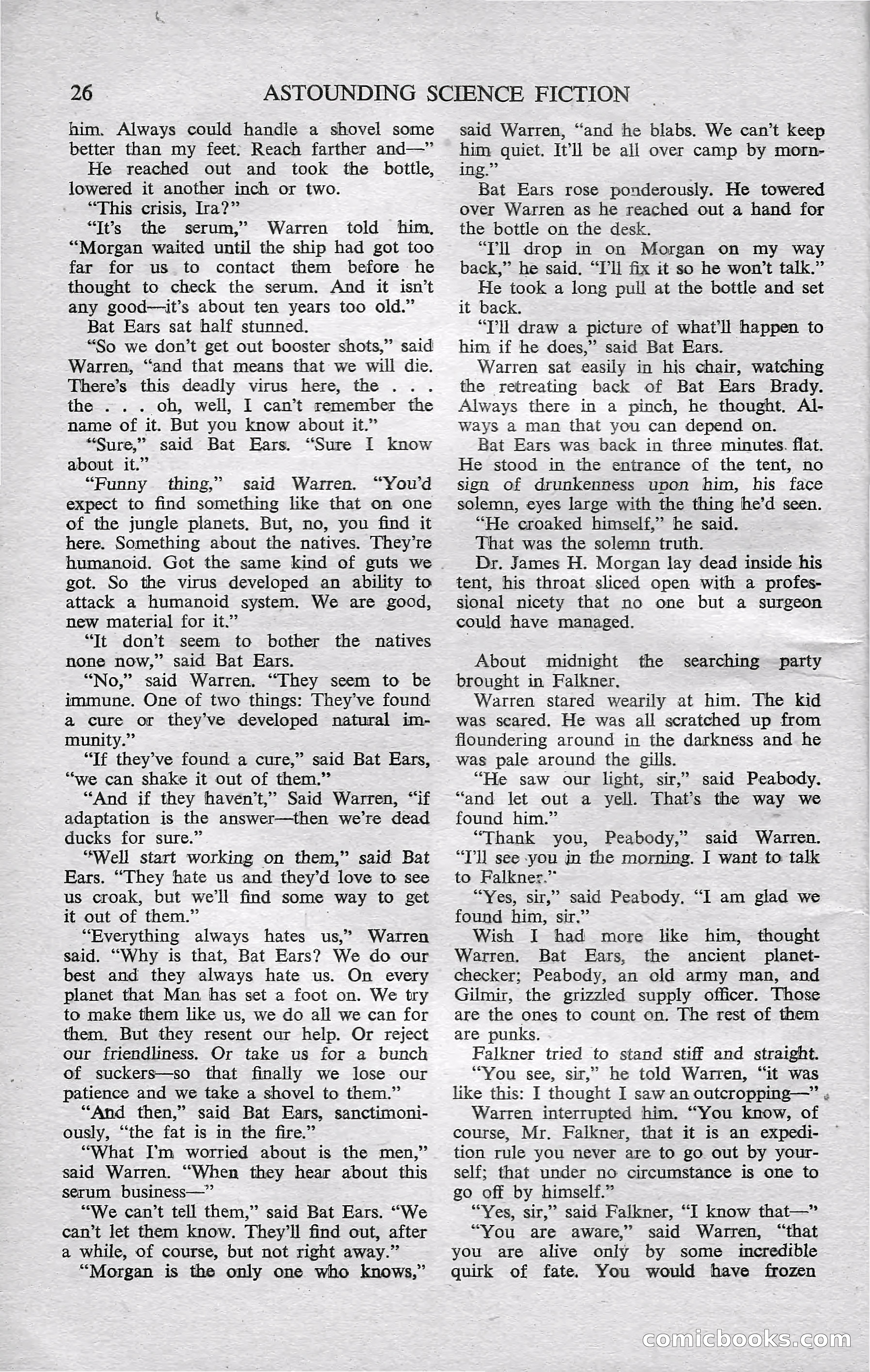 Astounding Science Fiction, February 1952 (British Edition) — page 28 of 68