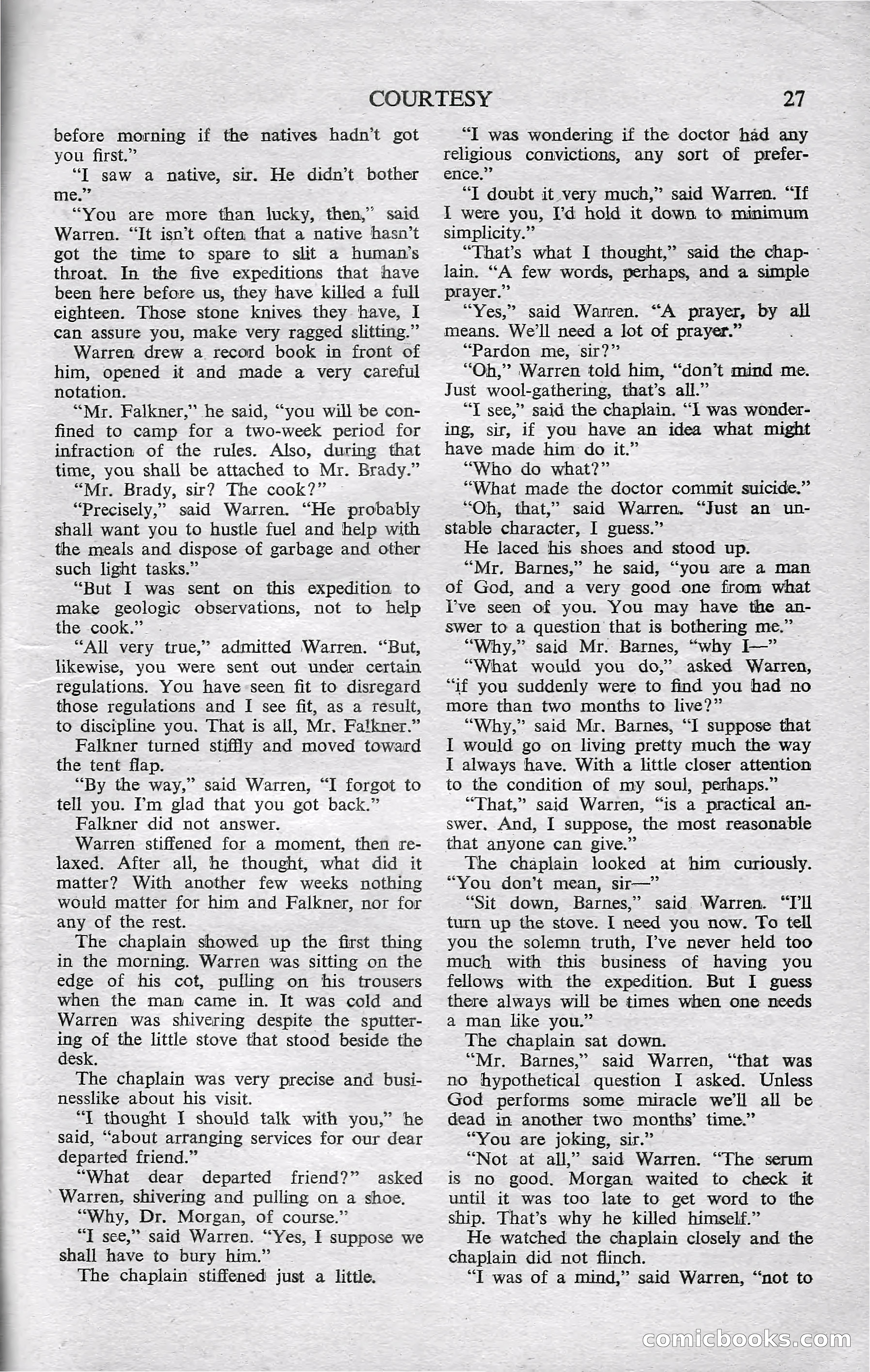 Astounding Science Fiction, February 1952 (British Edition) — page 29 of 68