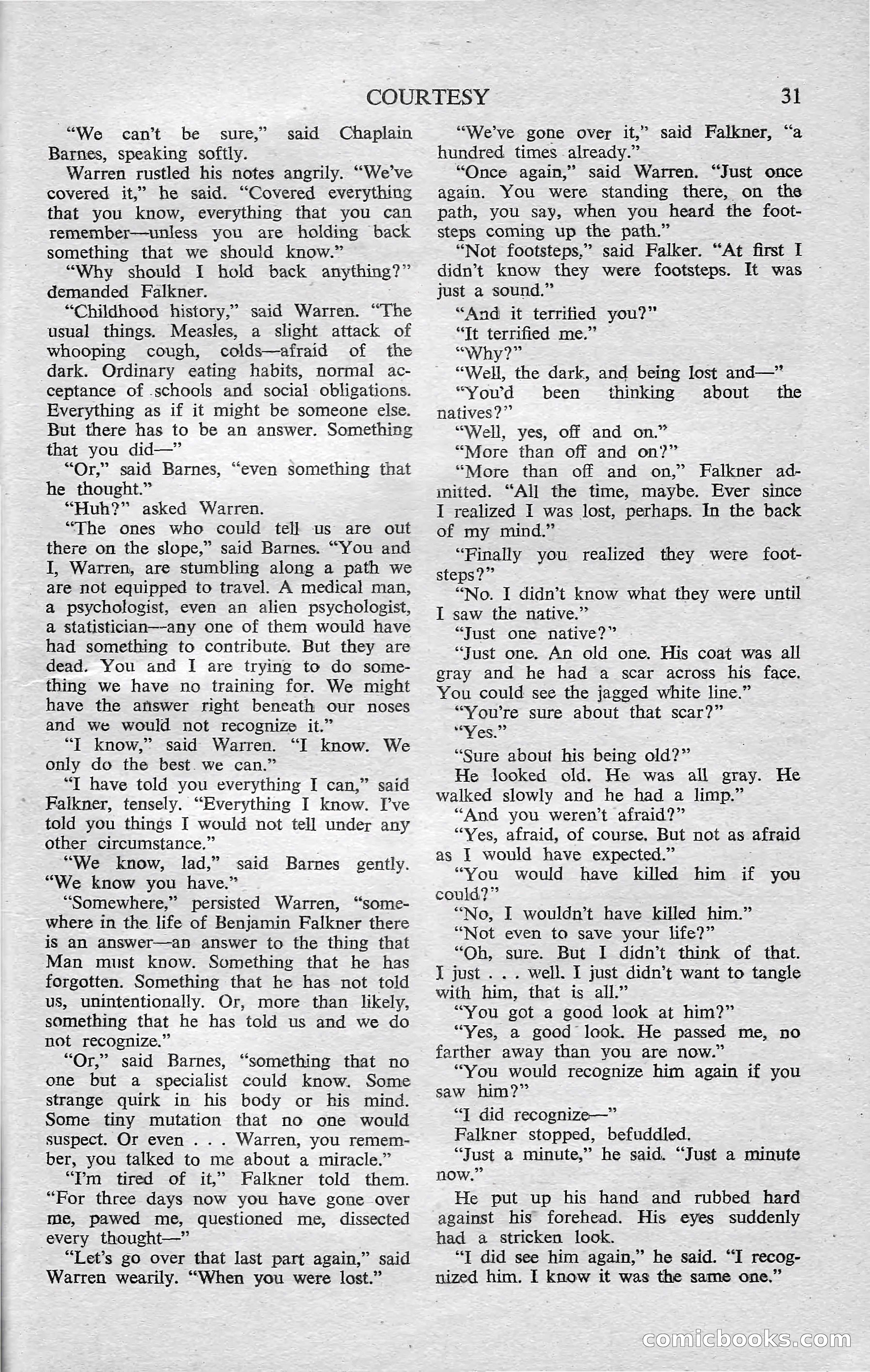 Astounding Science Fiction, February 1952 (British Edition) — page 32 of 68