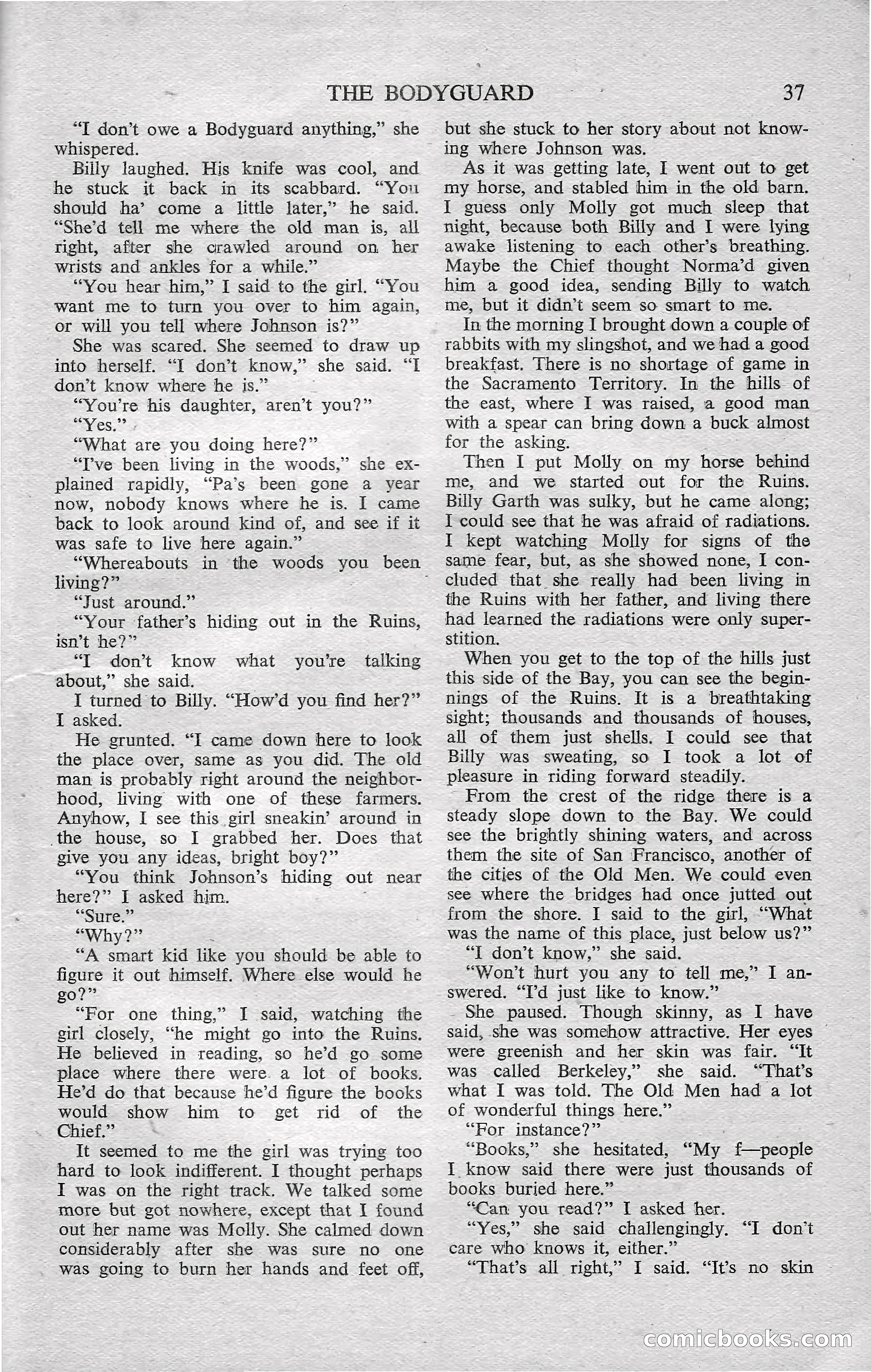 Astounding Science Fiction, February 1952 (British Edition) — page 39 of 68