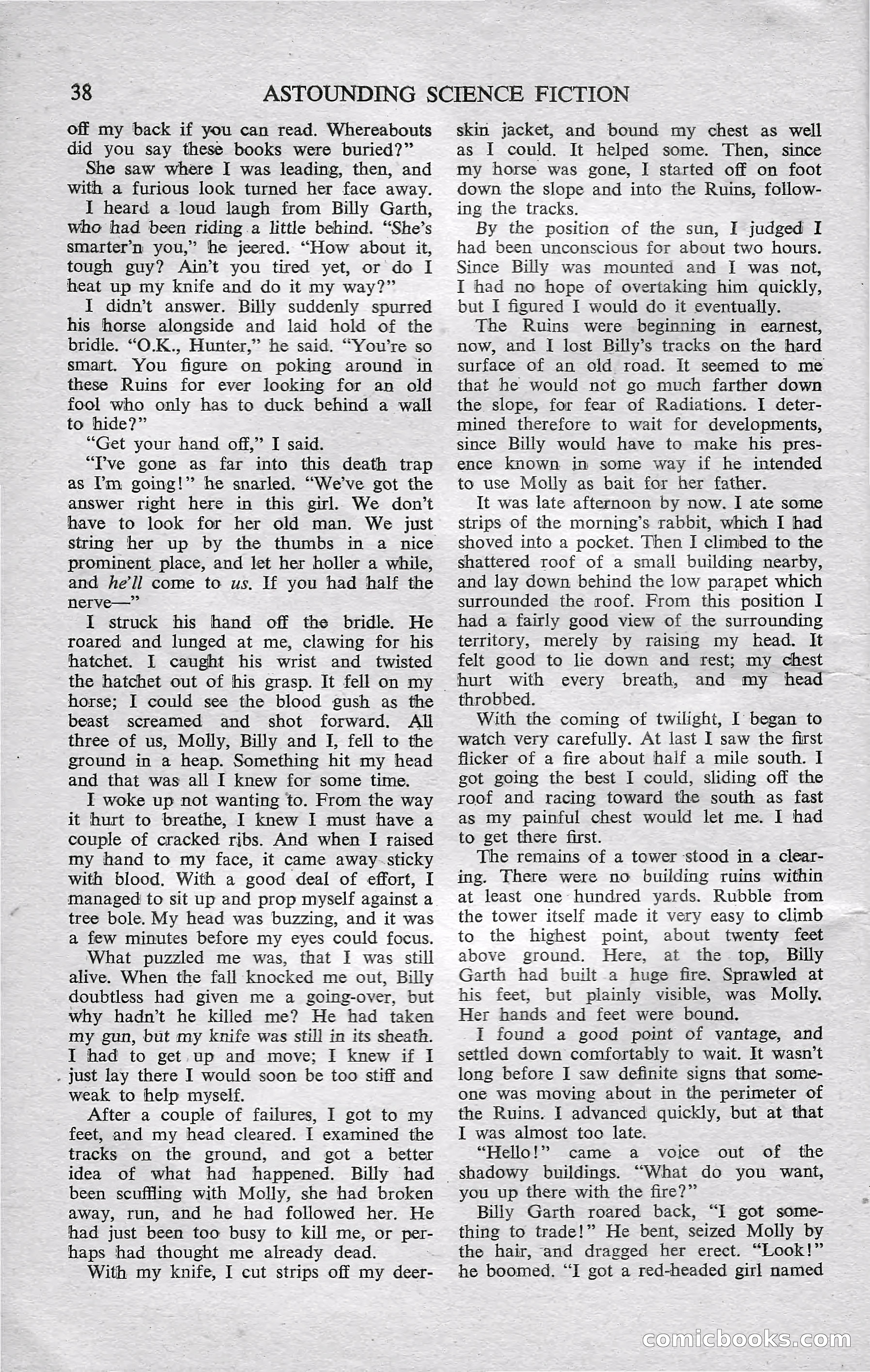 Astounding Science Fiction, February 1952 (British Edition) — page 40 of 68