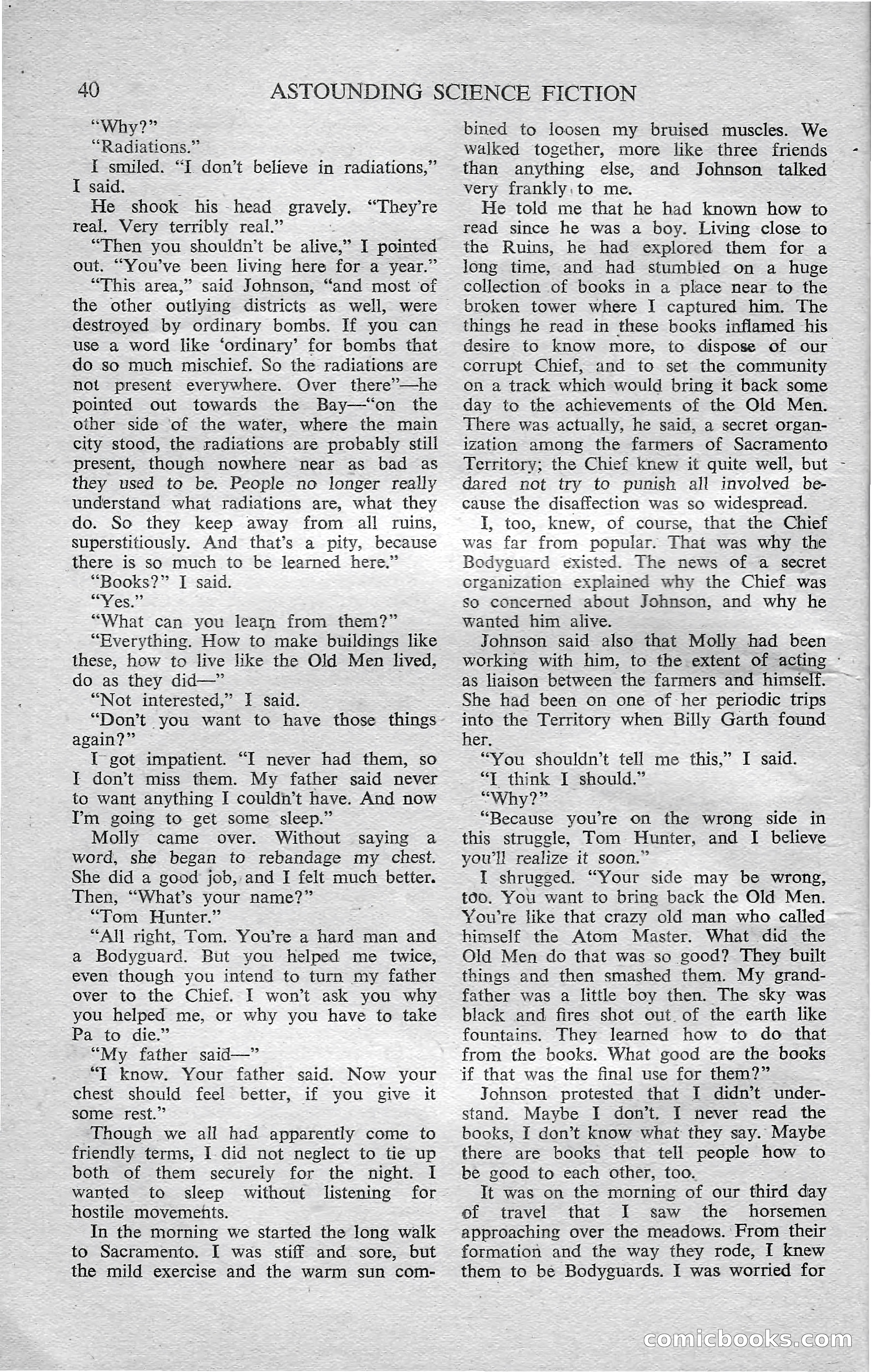 Astounding Science Fiction, February 1952 (British Edition) — page 42 of 68