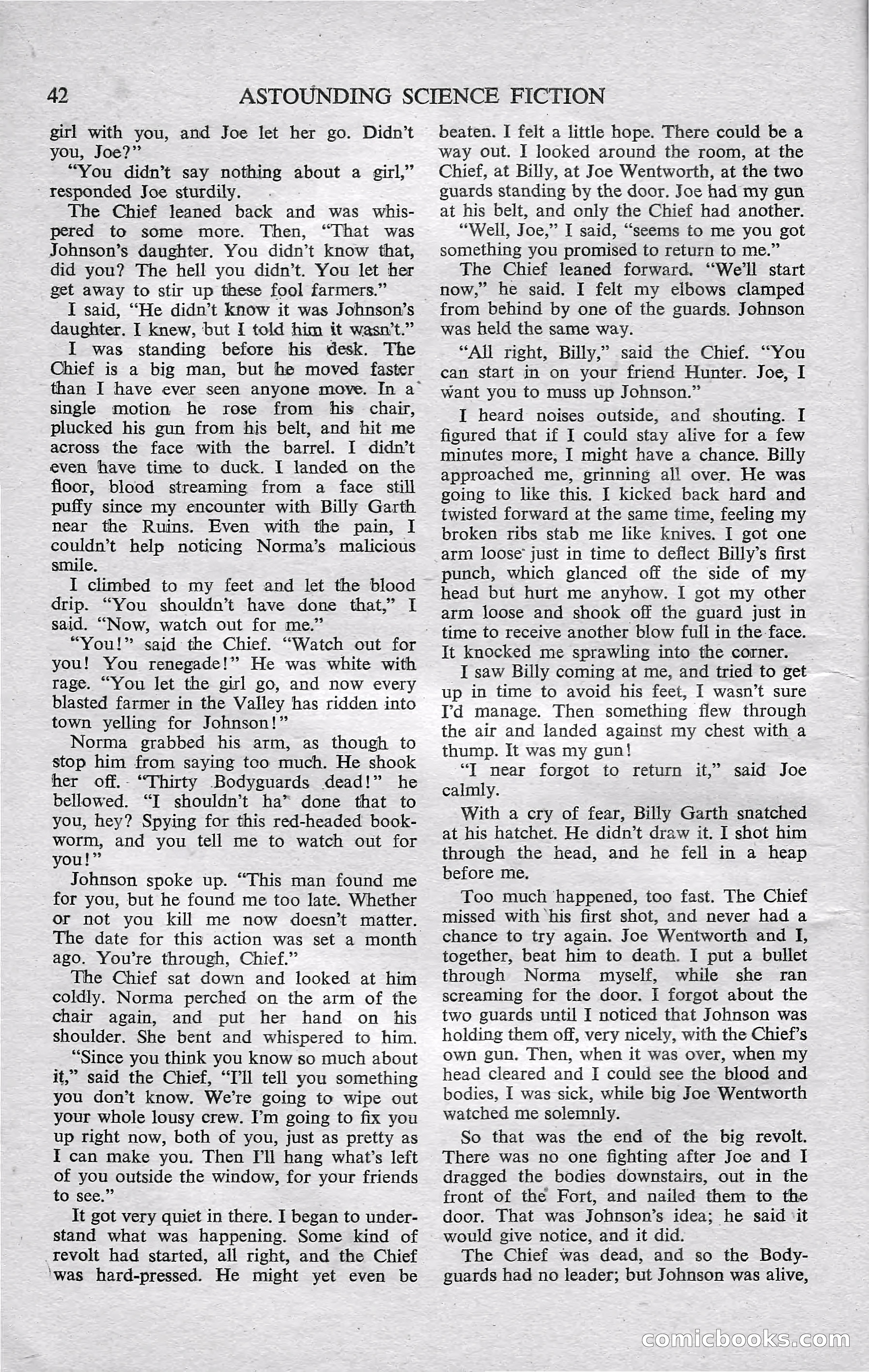 Astounding Science Fiction, February 1952 (British Edition) — page 44 of 68