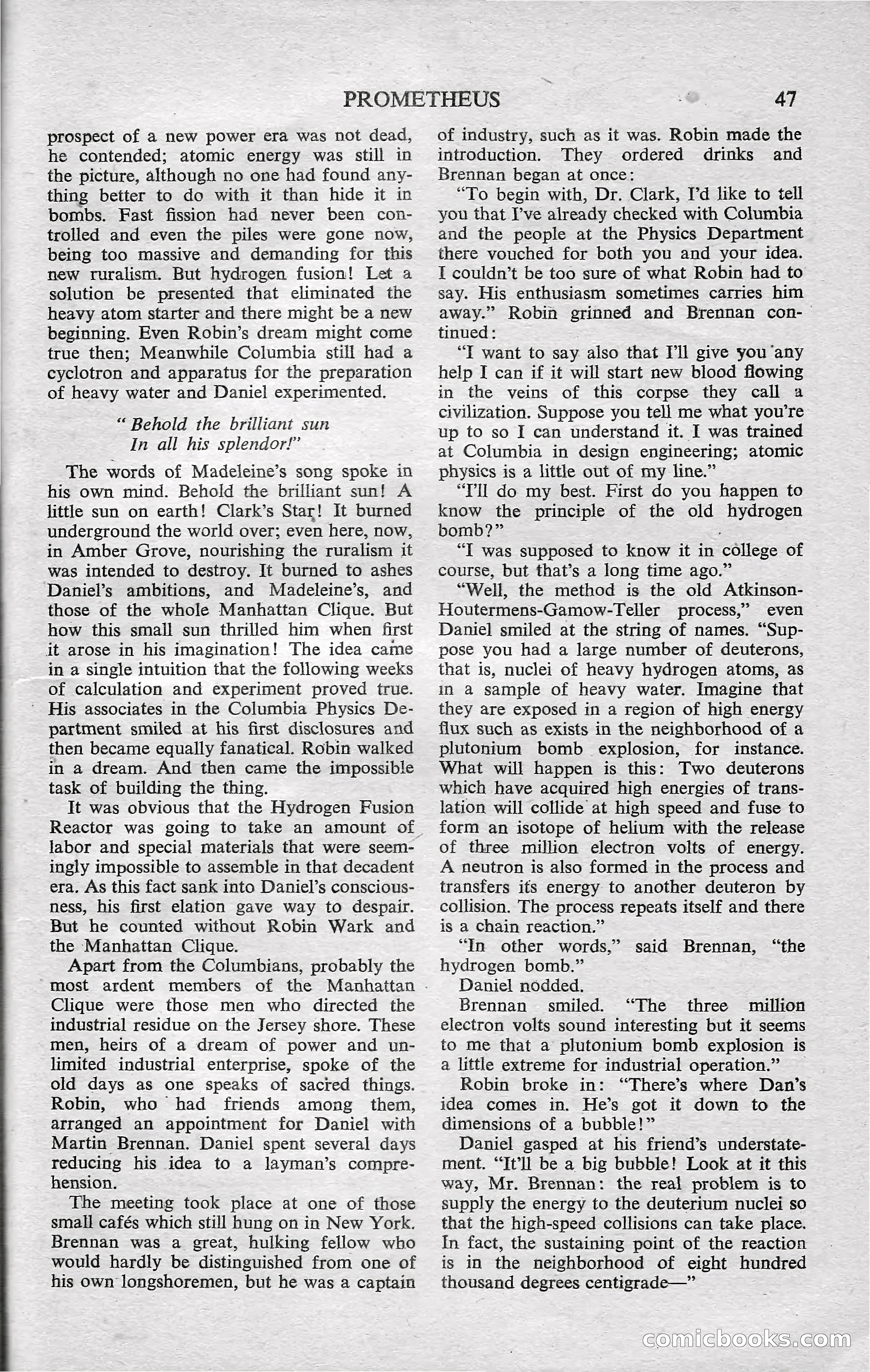 Astounding Science Fiction, February 1952 (British Edition) — page 49 of 68
