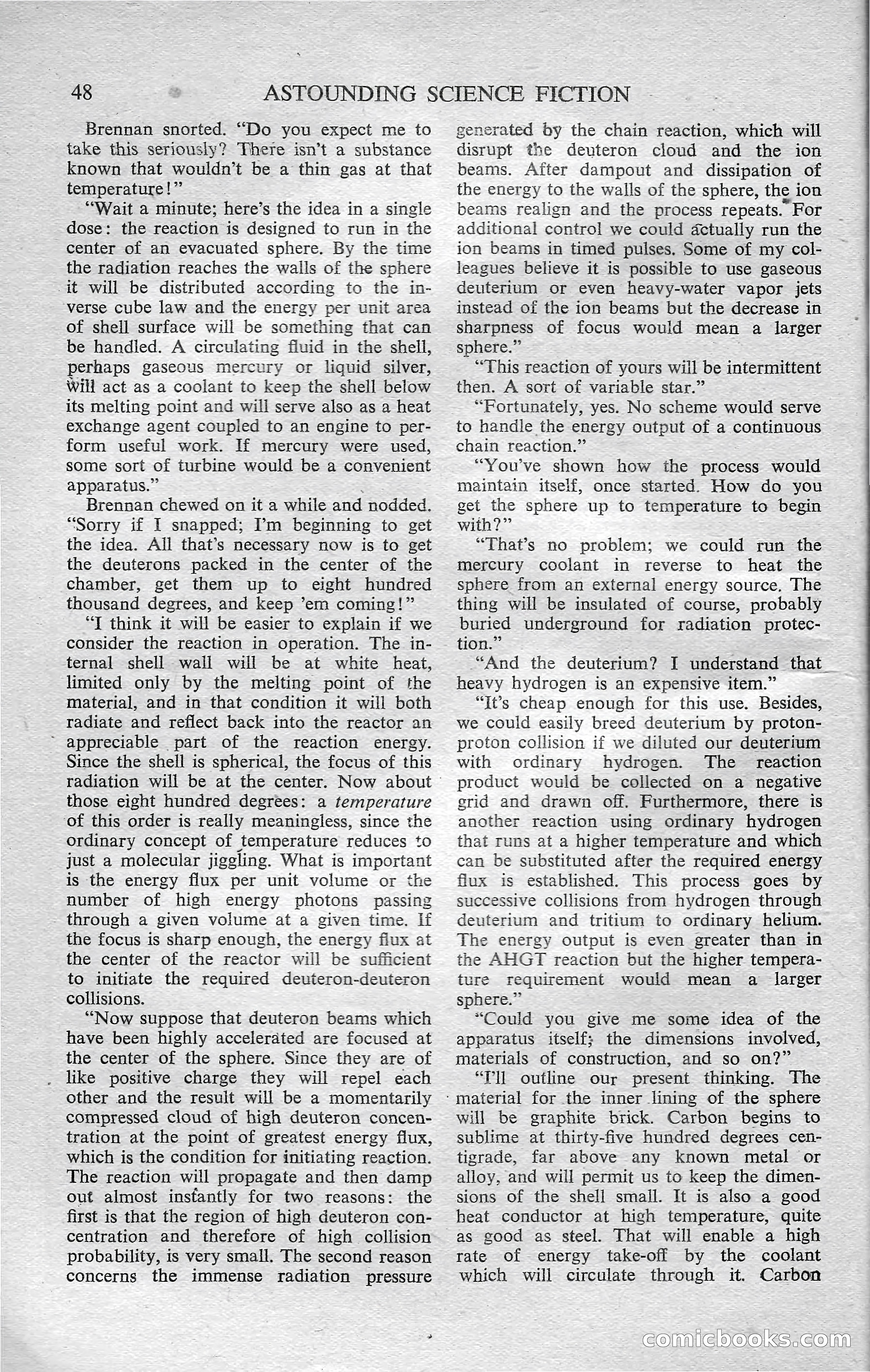 Astounding Science Fiction, February 1952 (British Edition) — page 50 of 68