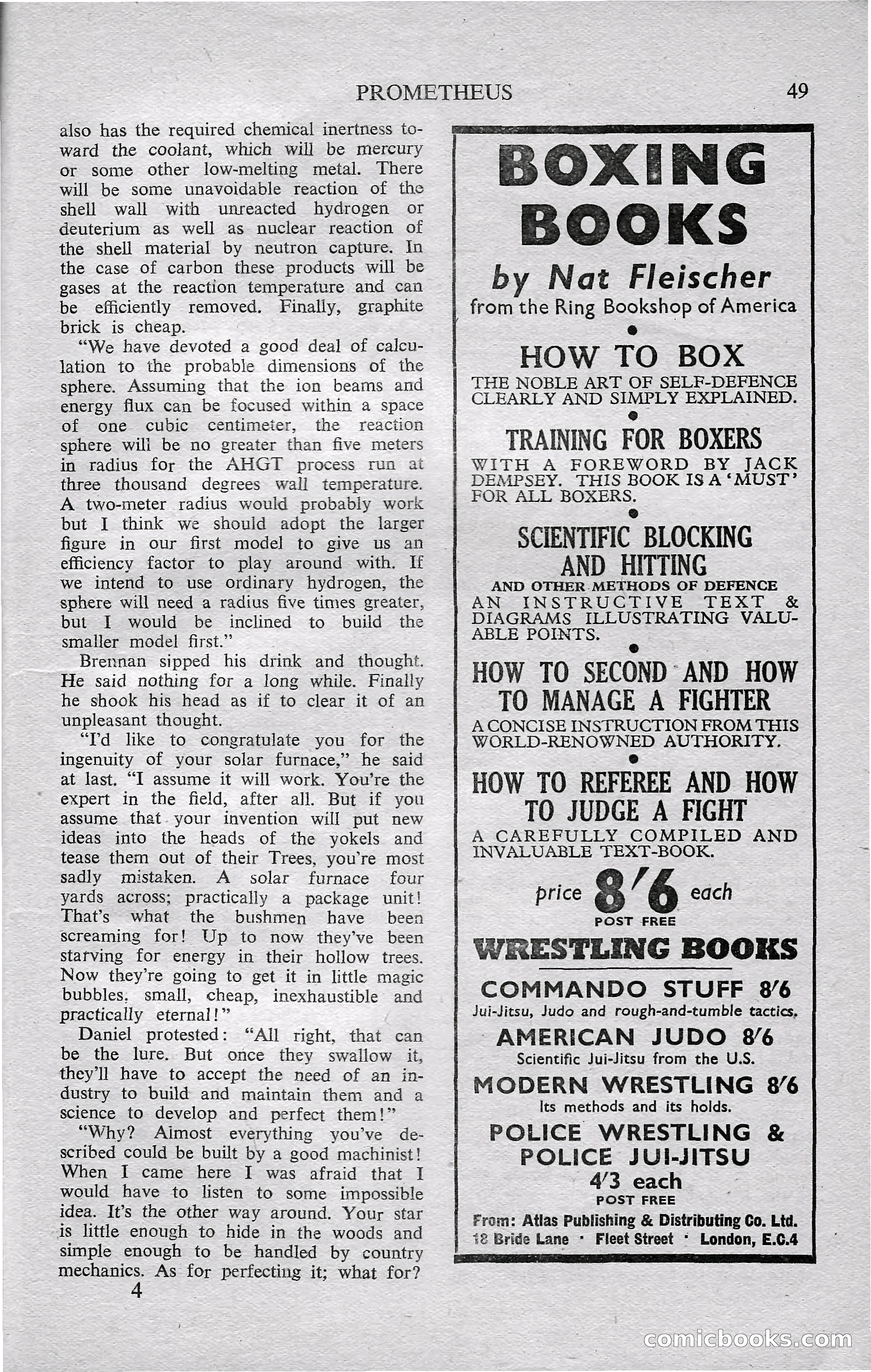 Astounding Science Fiction, February 1952 (British Edition) — page 51 of 68