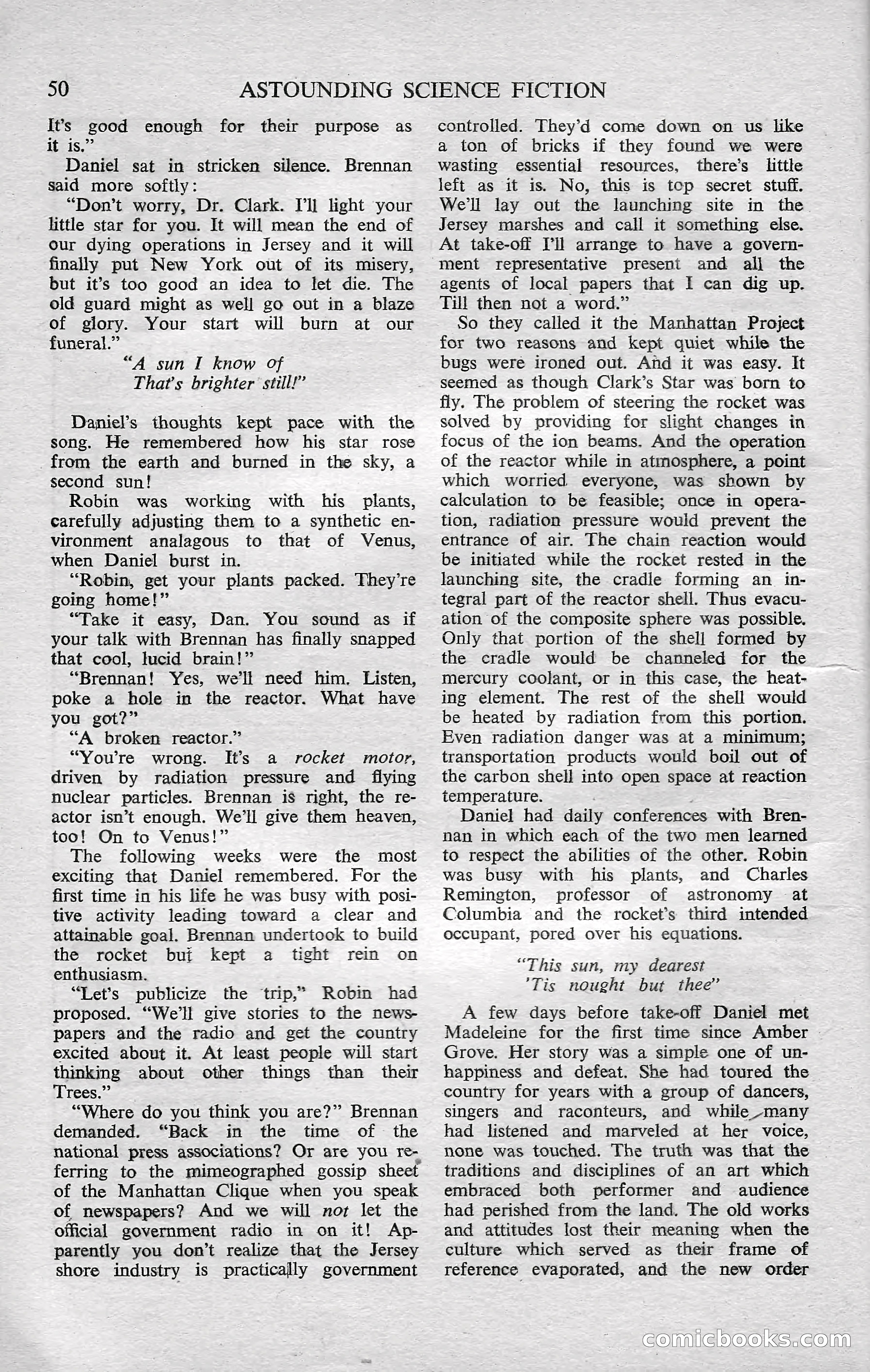 Astounding Science Fiction, February 1952 (British Edition) — page 52 of 68