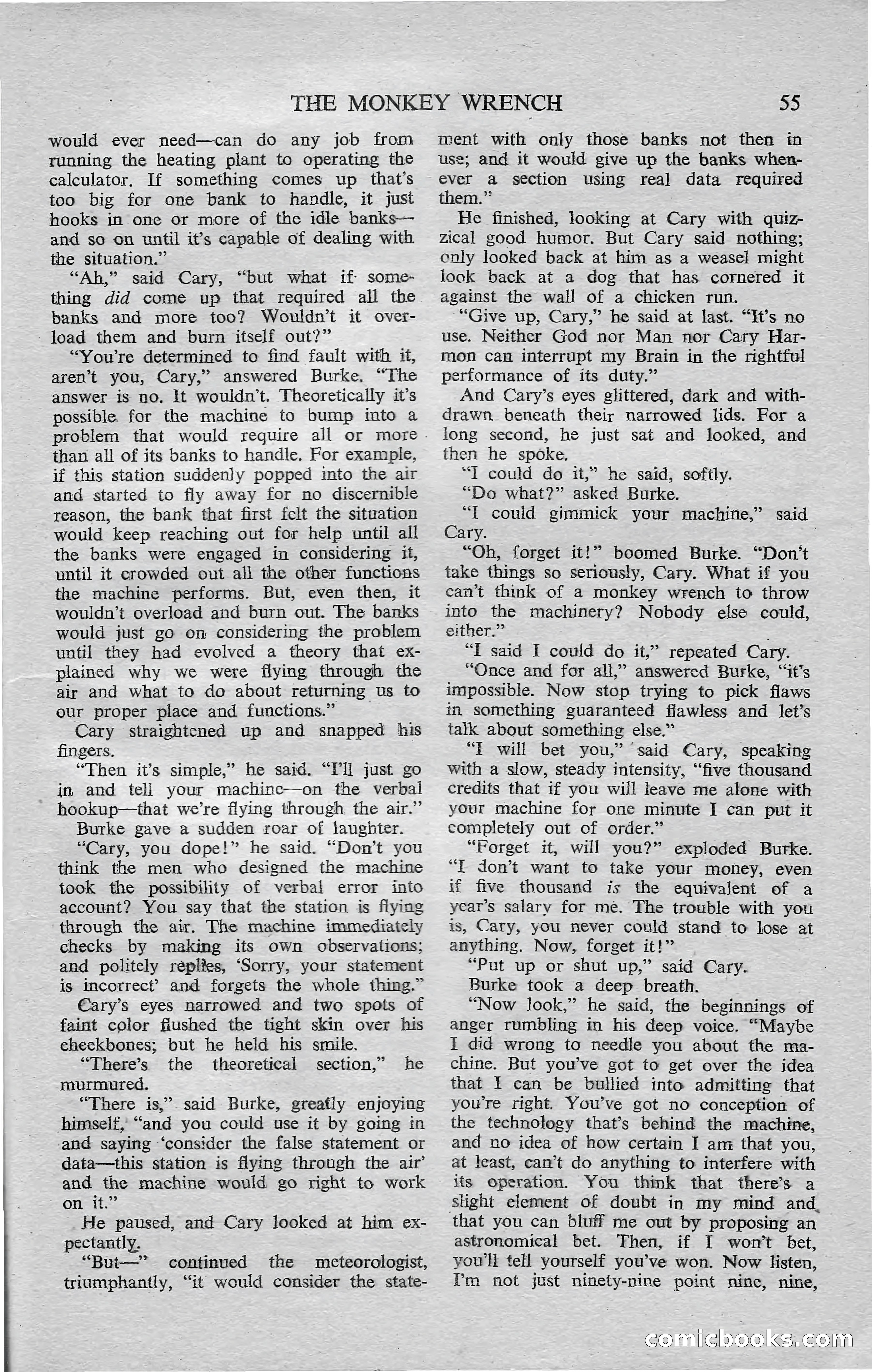 Astounding Science Fiction, February 1952 (British Edition) — page 57 of 68