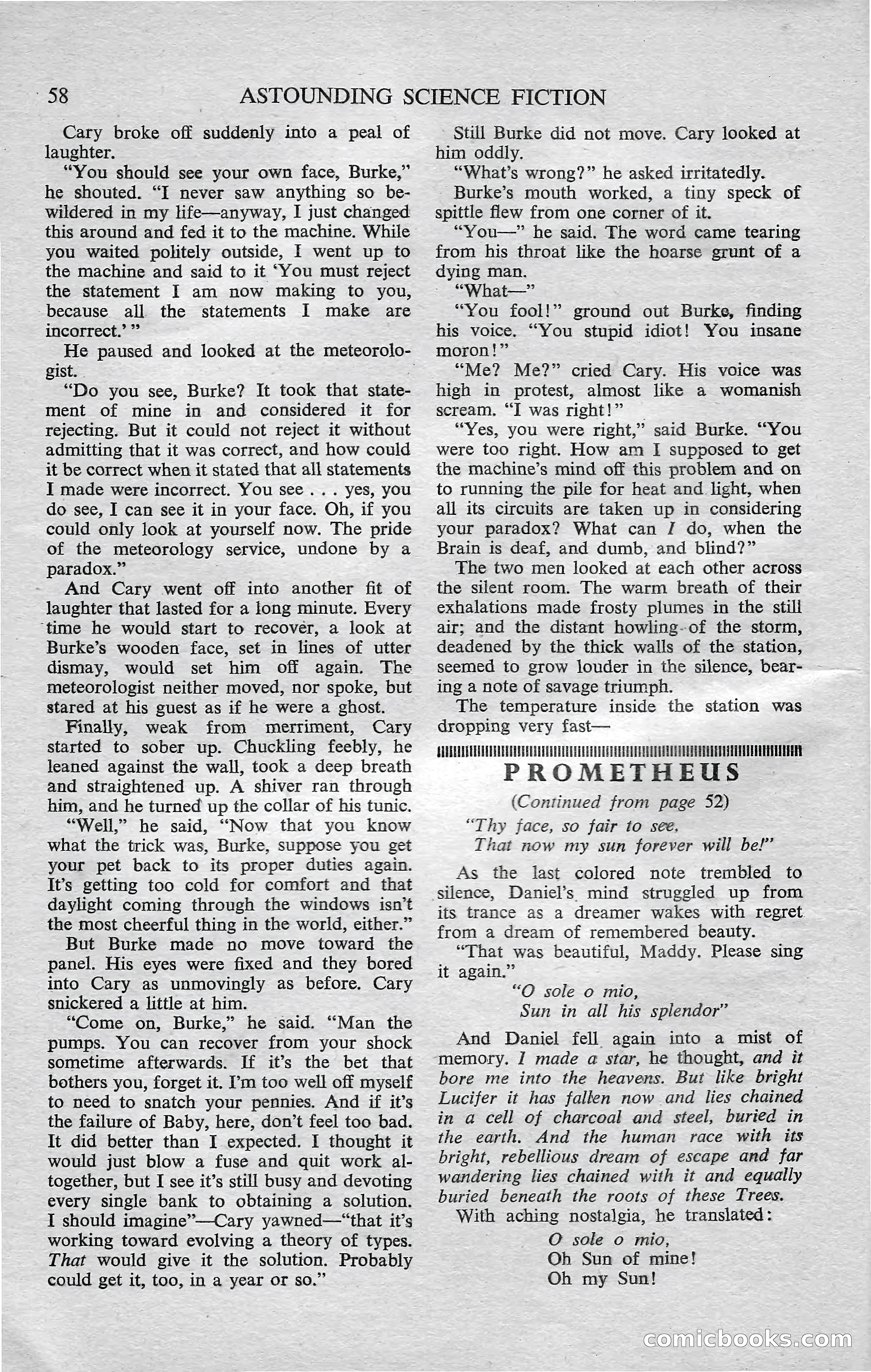 Astounding Science Fiction, February 1952 (British Edition) — page 60 of 68