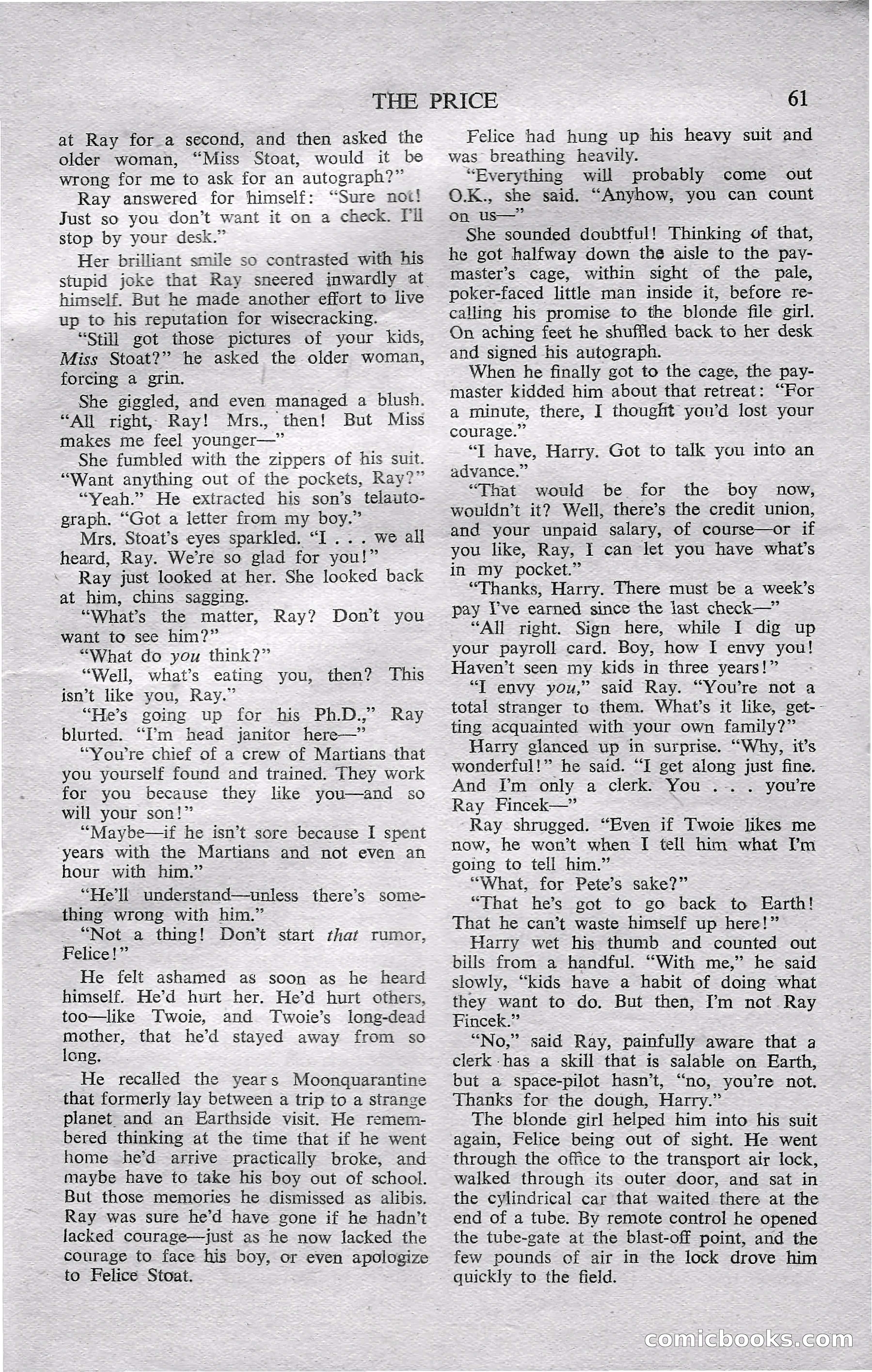 Astounding Science Fiction, February 1952 (British Edition) — page 63 of 68