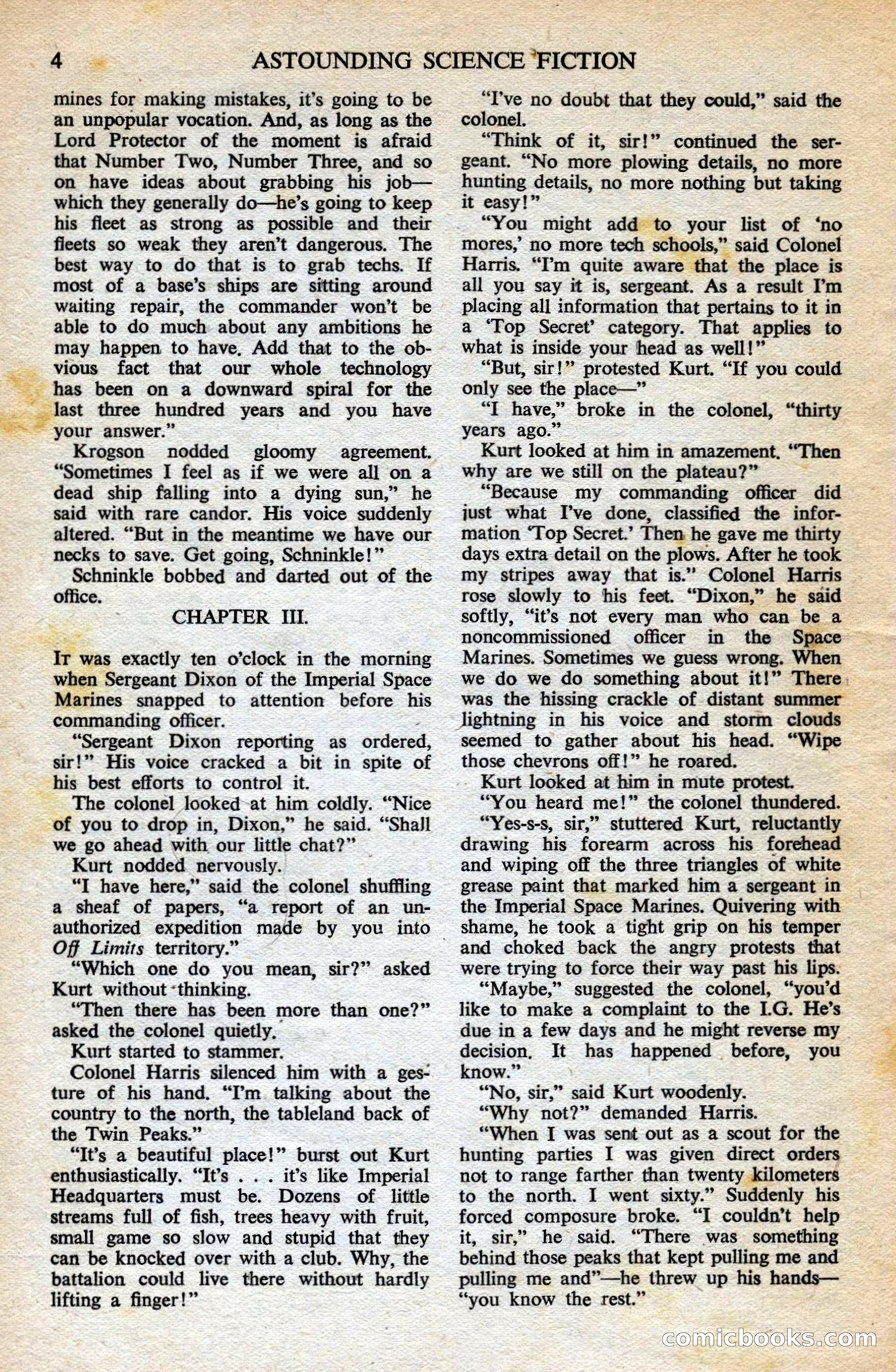 Astounding British Edition, Volume 8, No. 11 — page 6 of 68