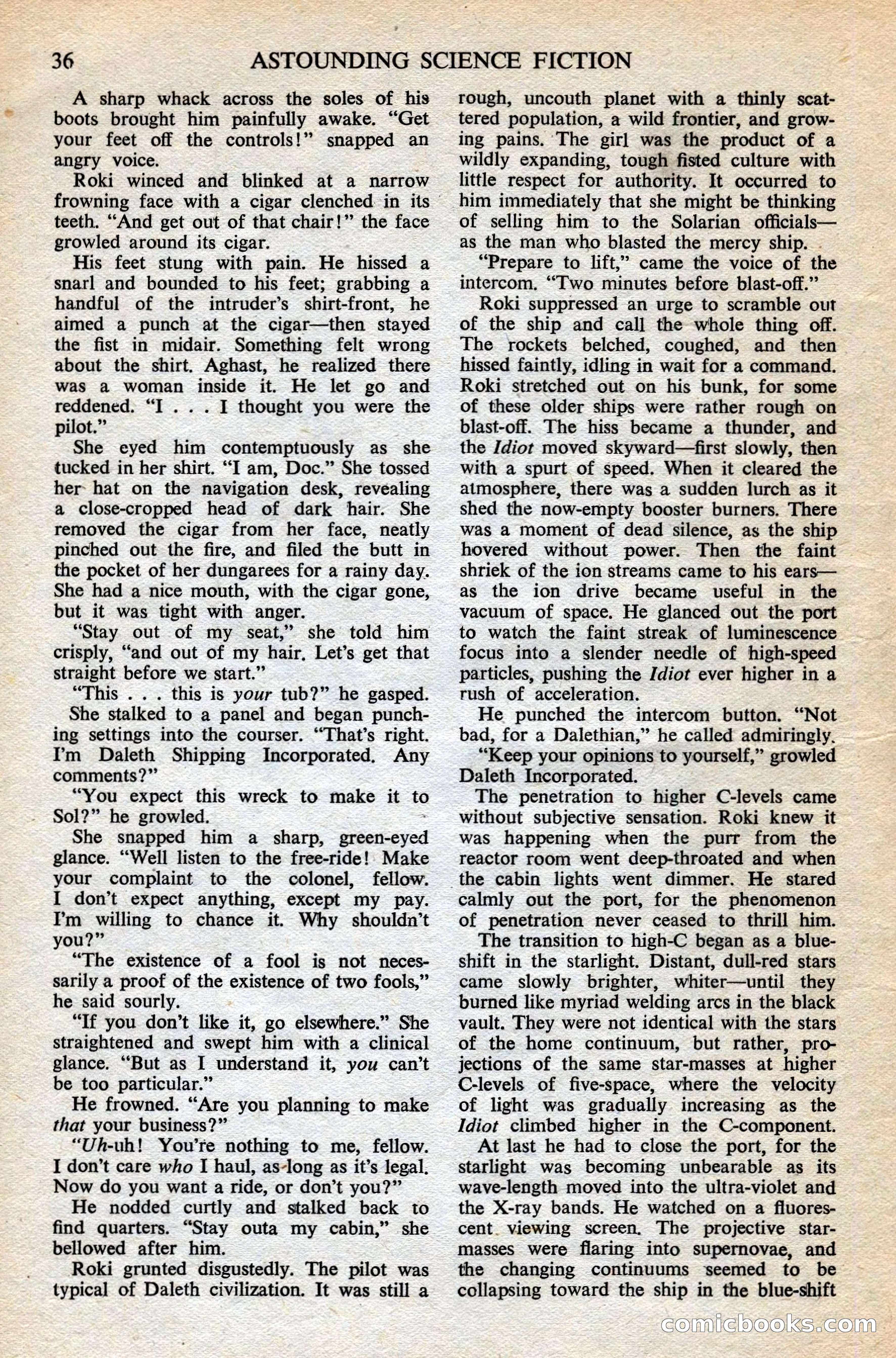 Astounding British Edition, Volume 8, No. 11 — page 38 of 68
