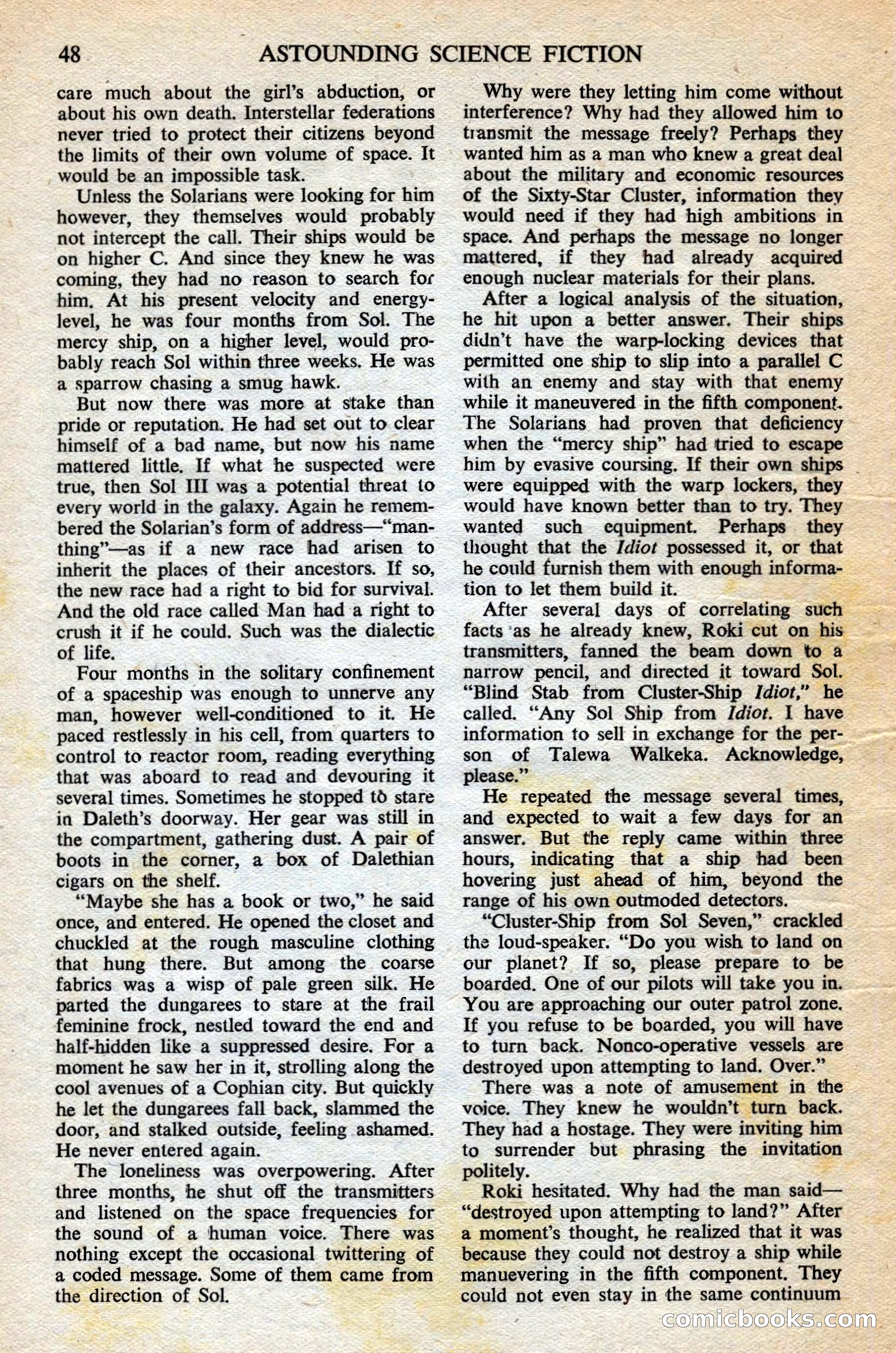 Astounding British Edition, Volume 8, No. 11 — page 50 of 68