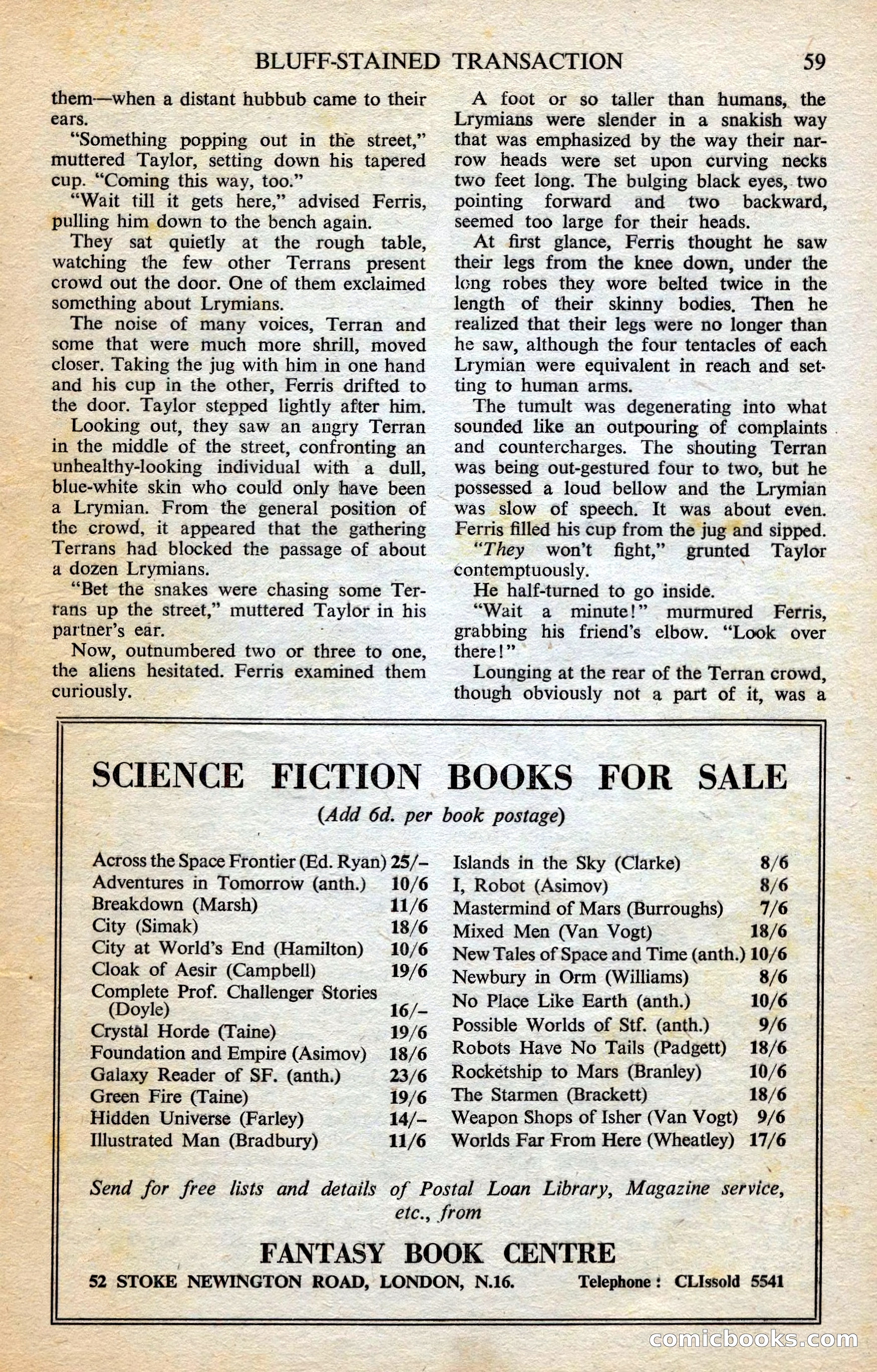 Astounding British Edition, Volume 8, No. 11 — page 61 of 68