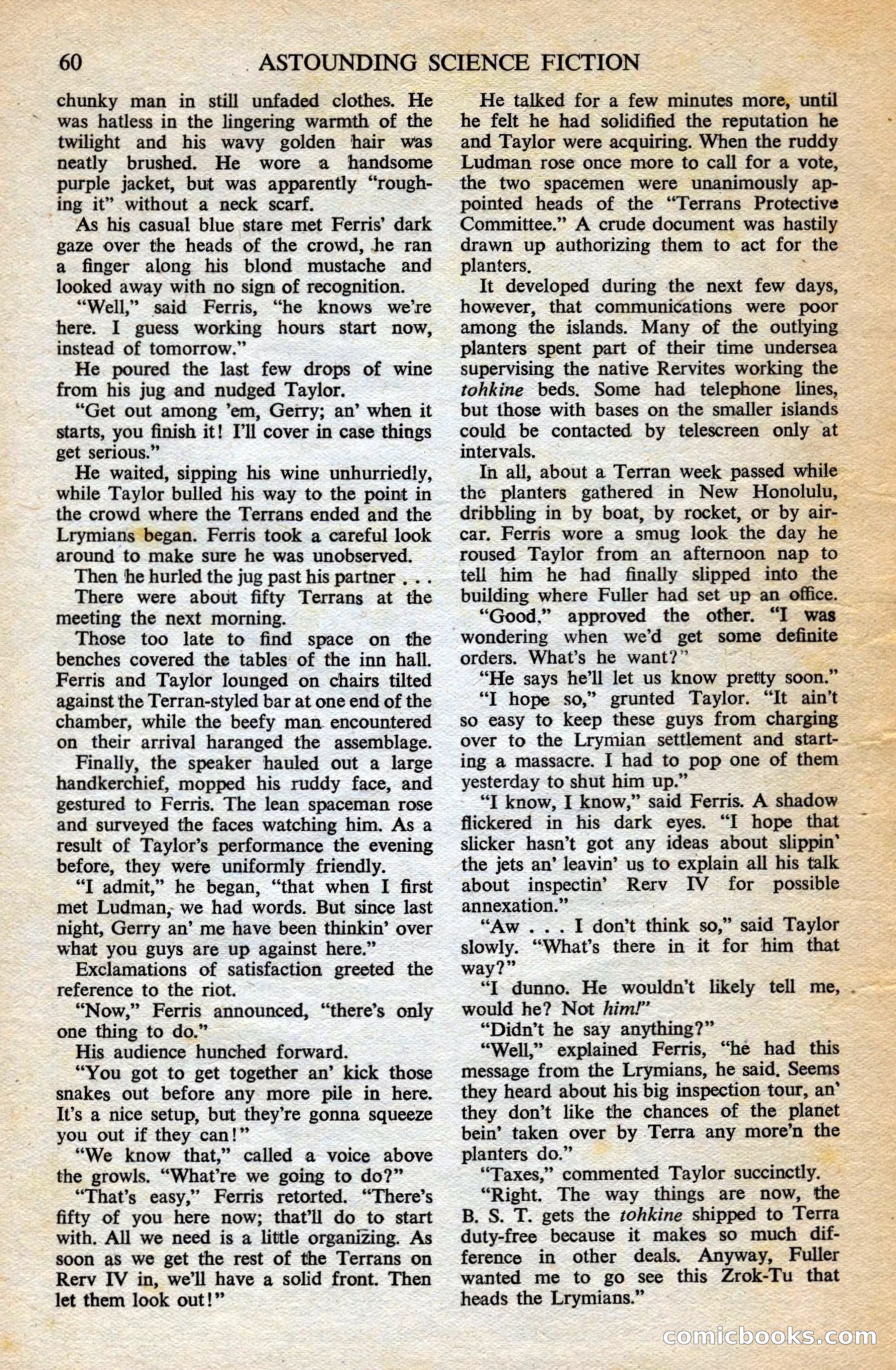 Astounding British Edition, Volume 8, No. 11 — page 62 of 68