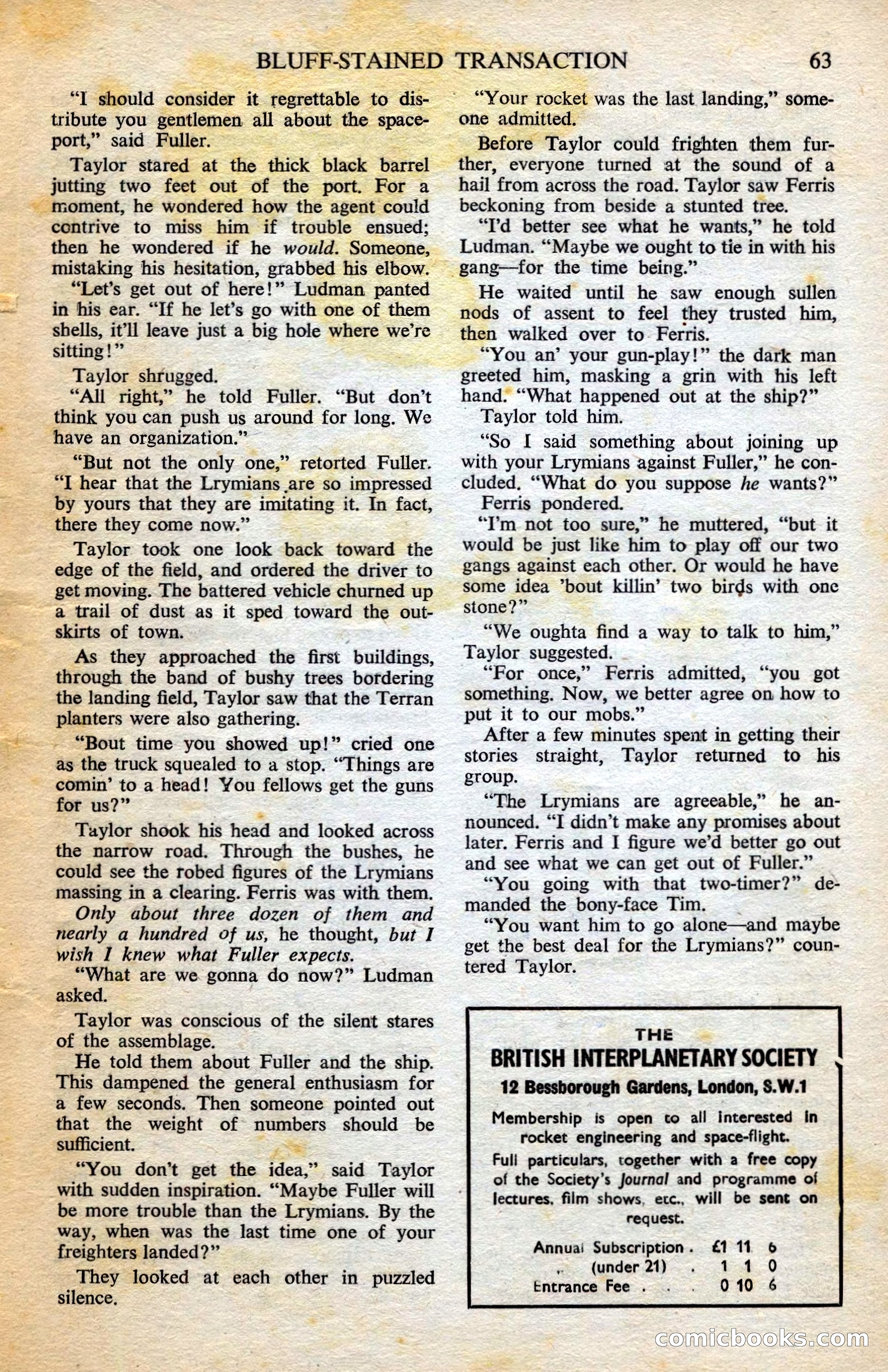 Astounding British Edition, Volume 8, No. 11 — page 65 of 68