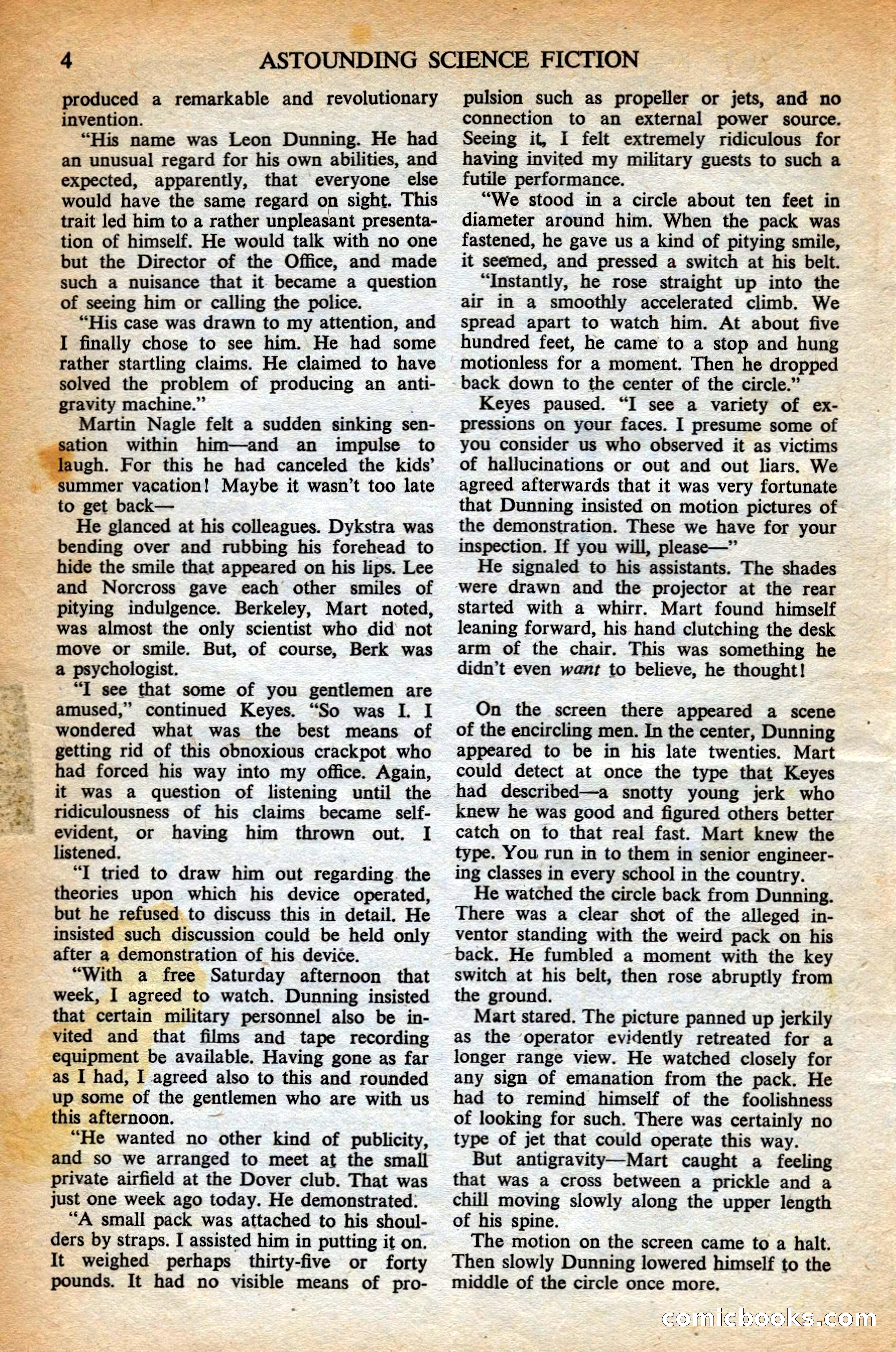 Astounding British Edition, May 1953 — page 6 of 68