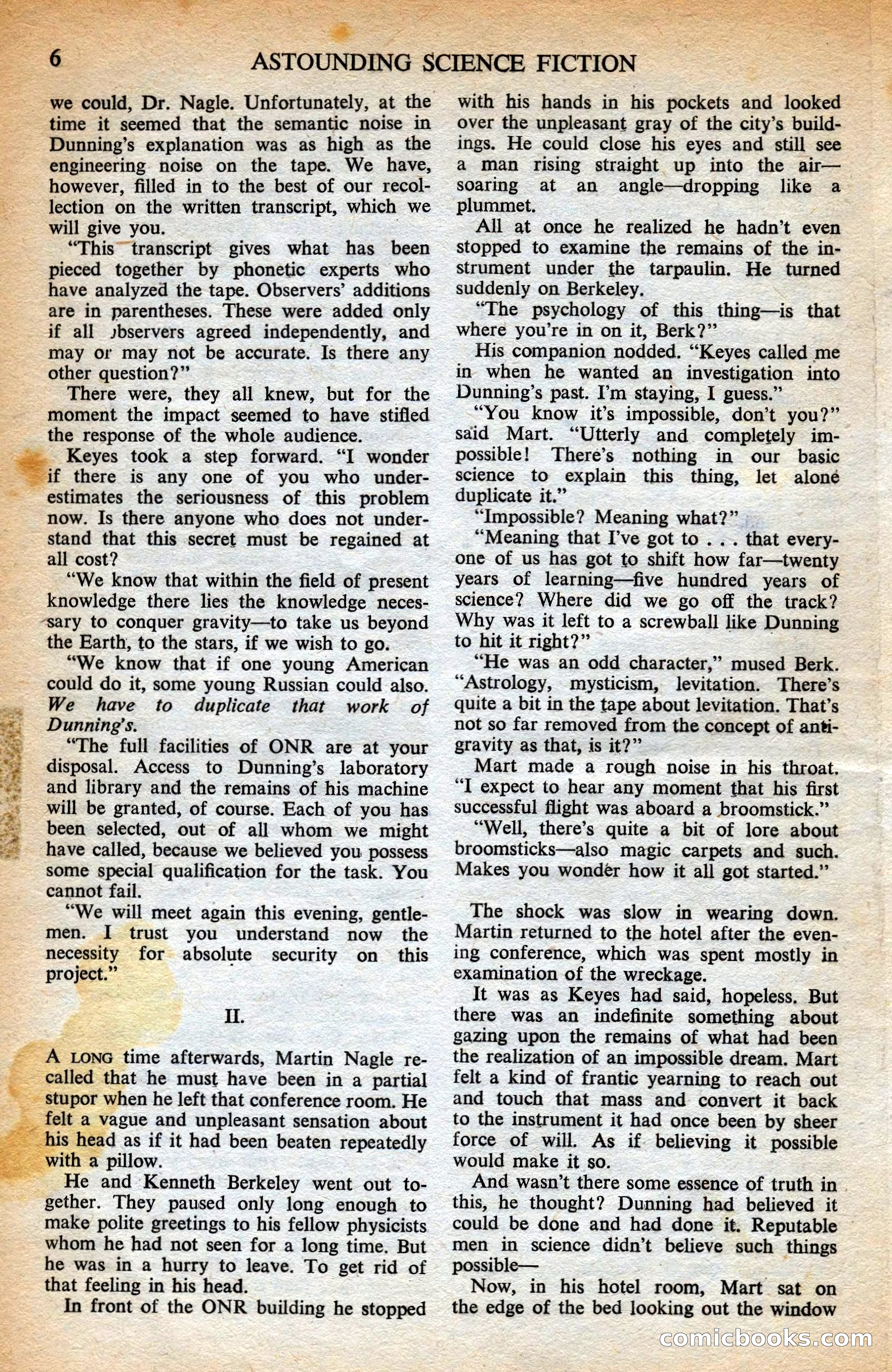 Astounding British Edition, May 1953 — page 8 of 68
