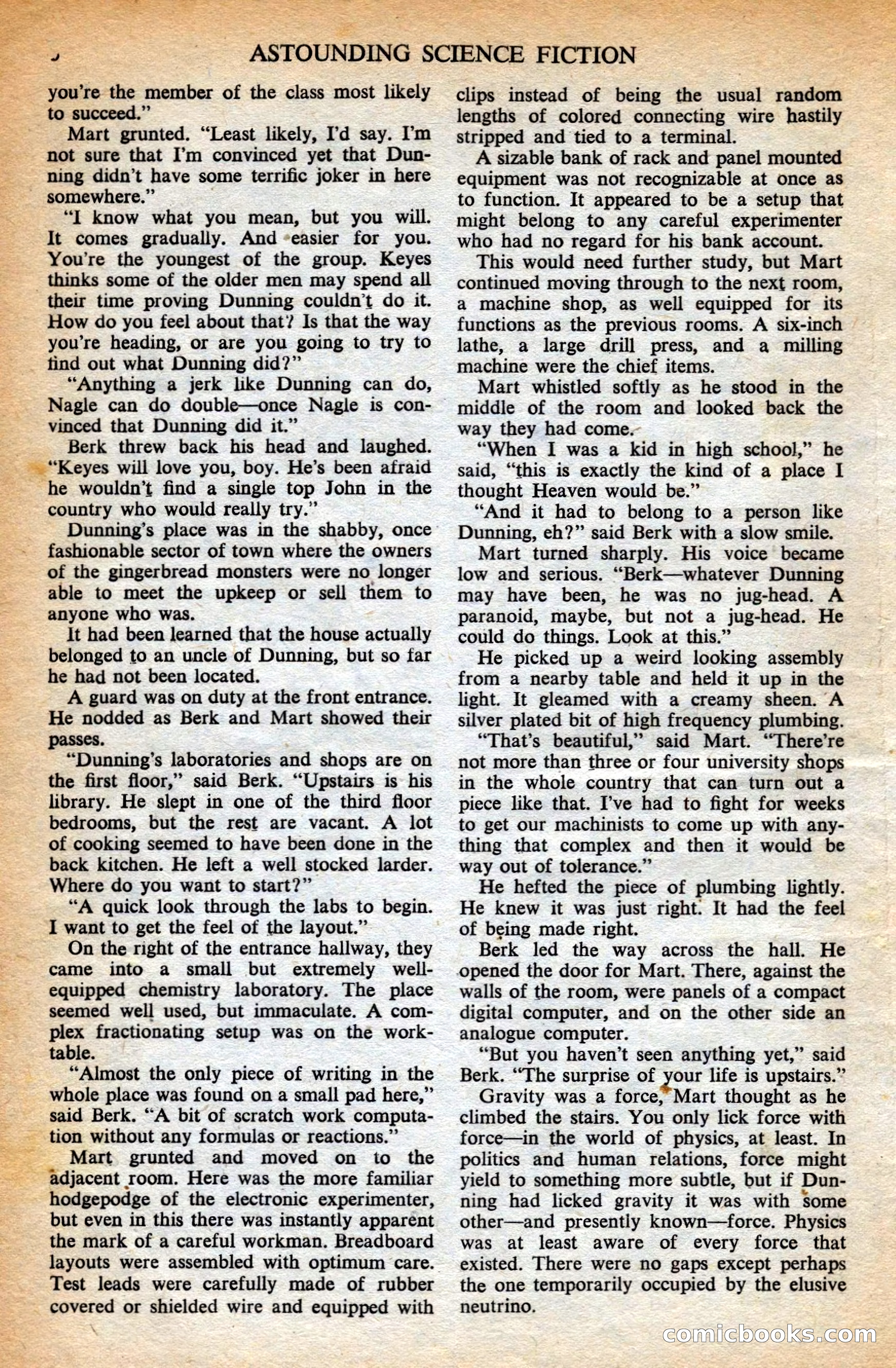 Astounding British Edition, May 1953 — page 10 of 68