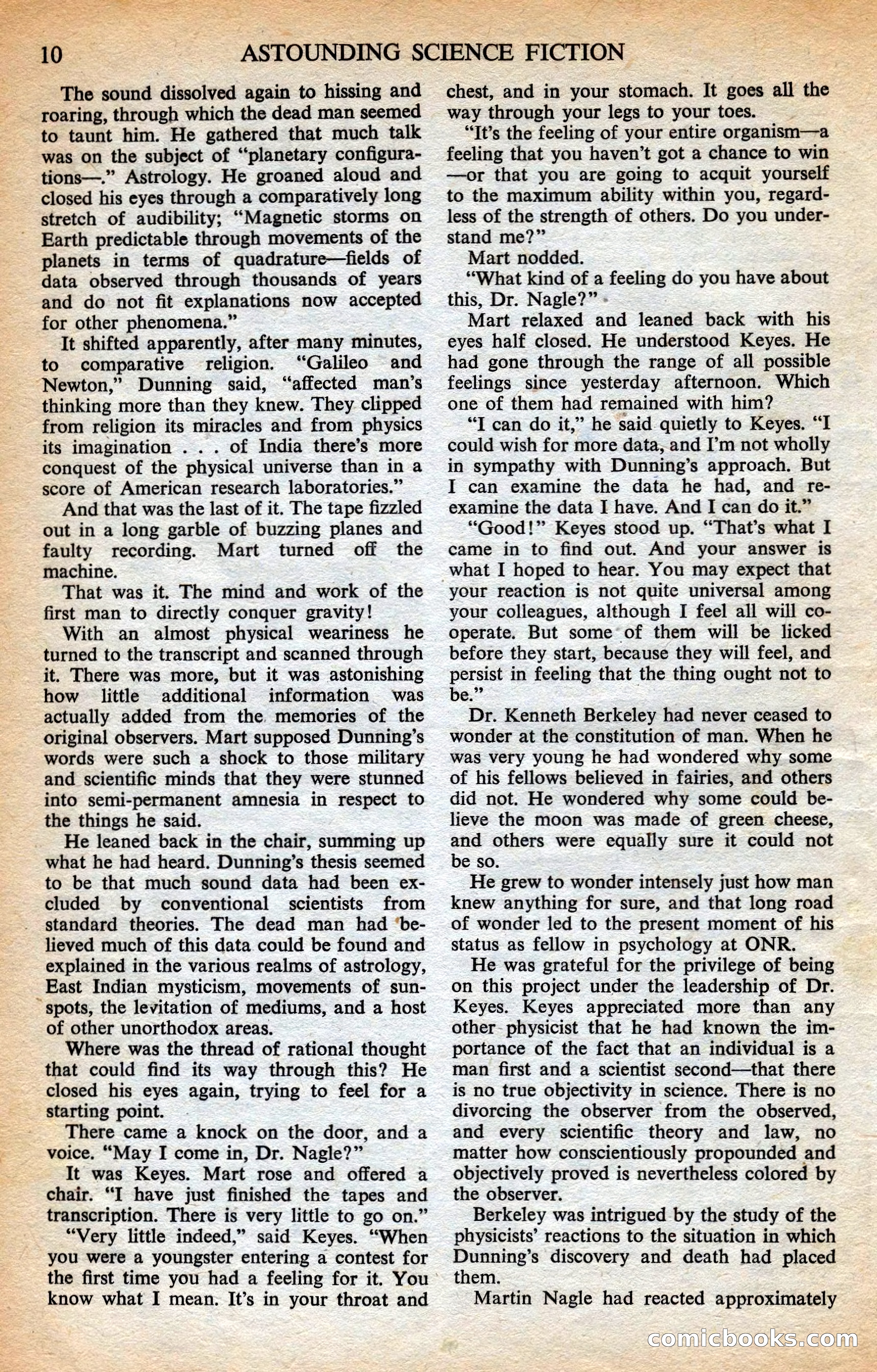 Astounding British Edition, May 1953 — page 12 of 68