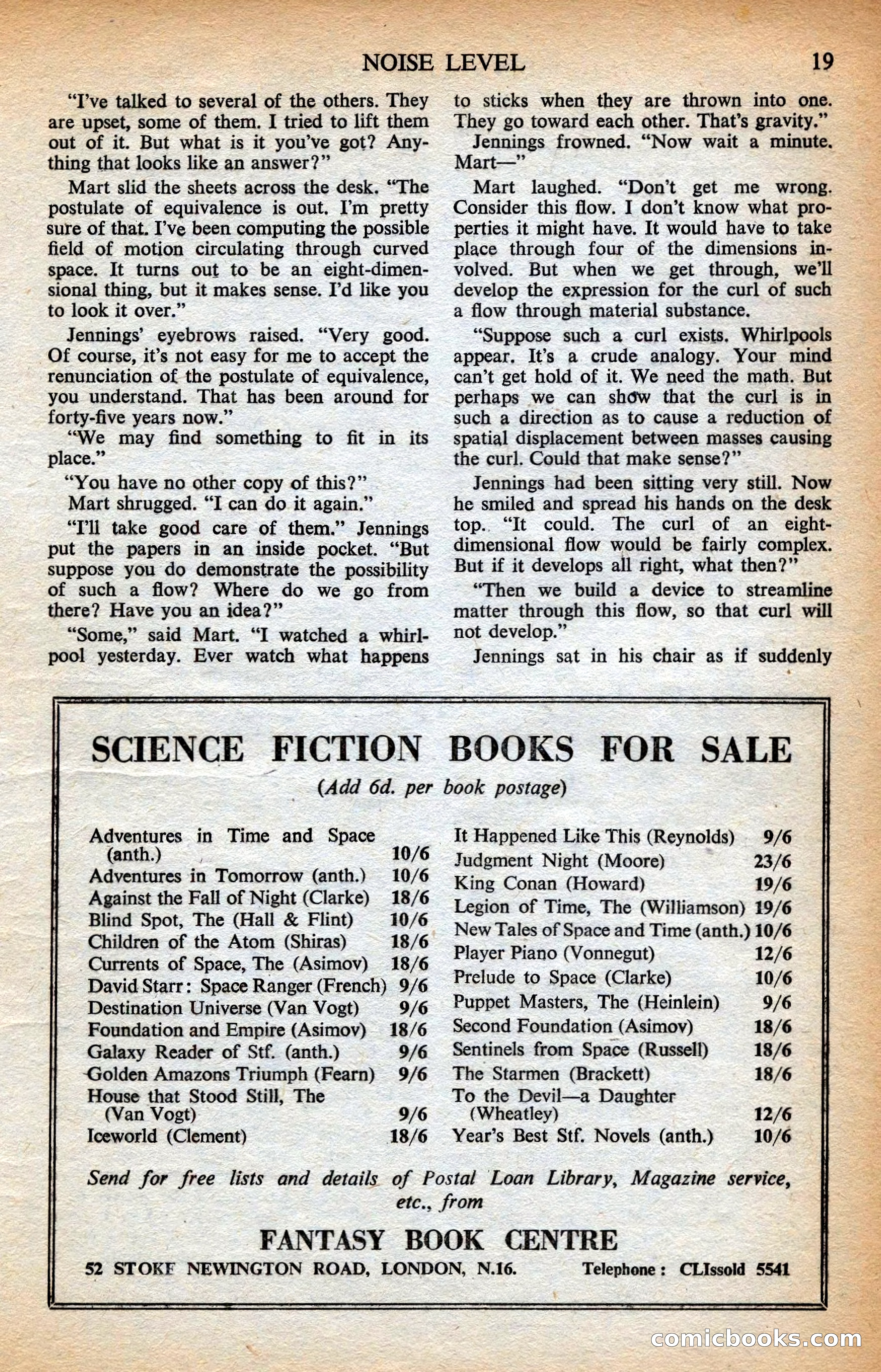 Astounding British Edition, May 1953 — page 21 of 68