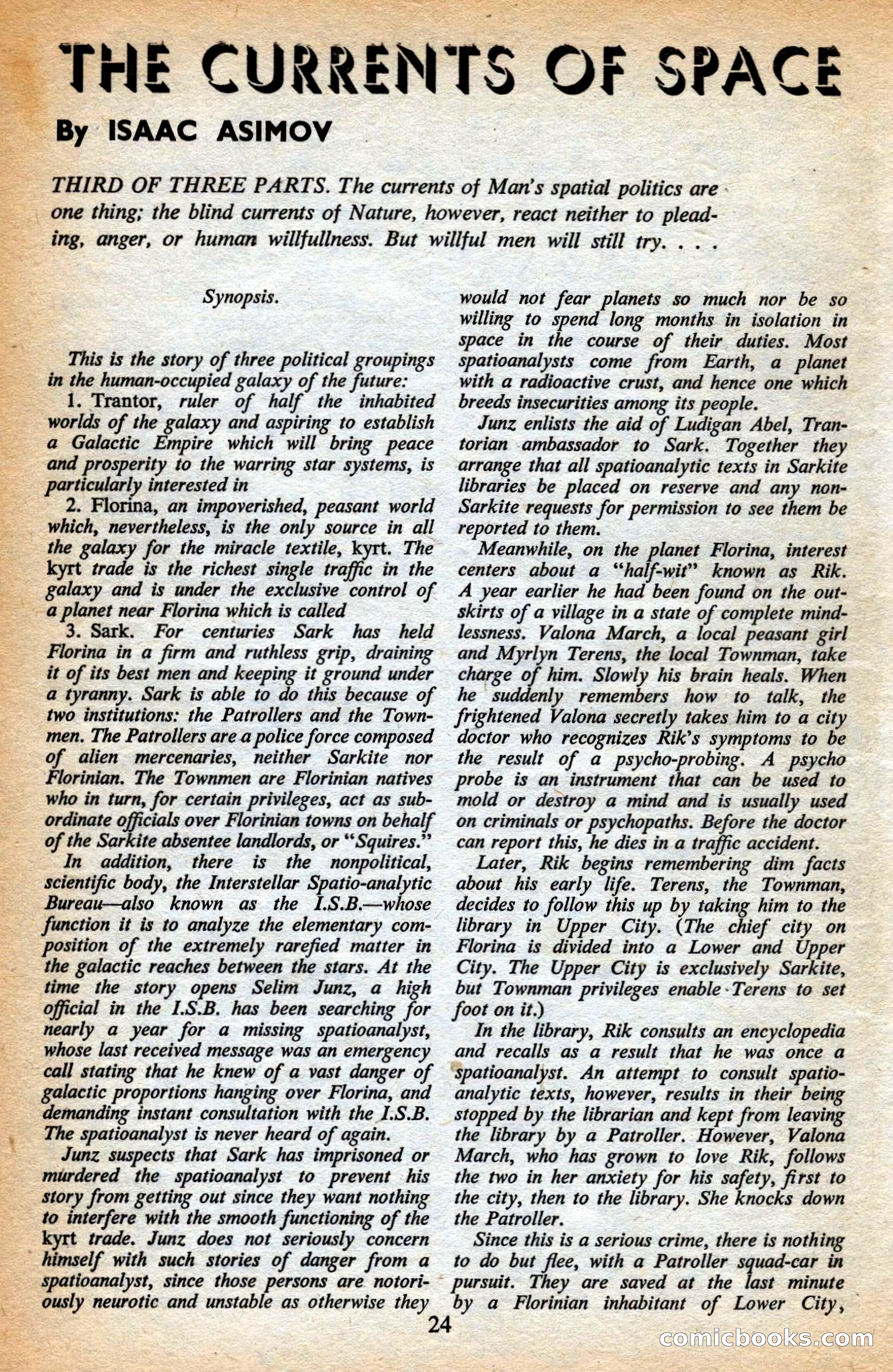 Astounding British Edition, May 1953 — page 26 of 68