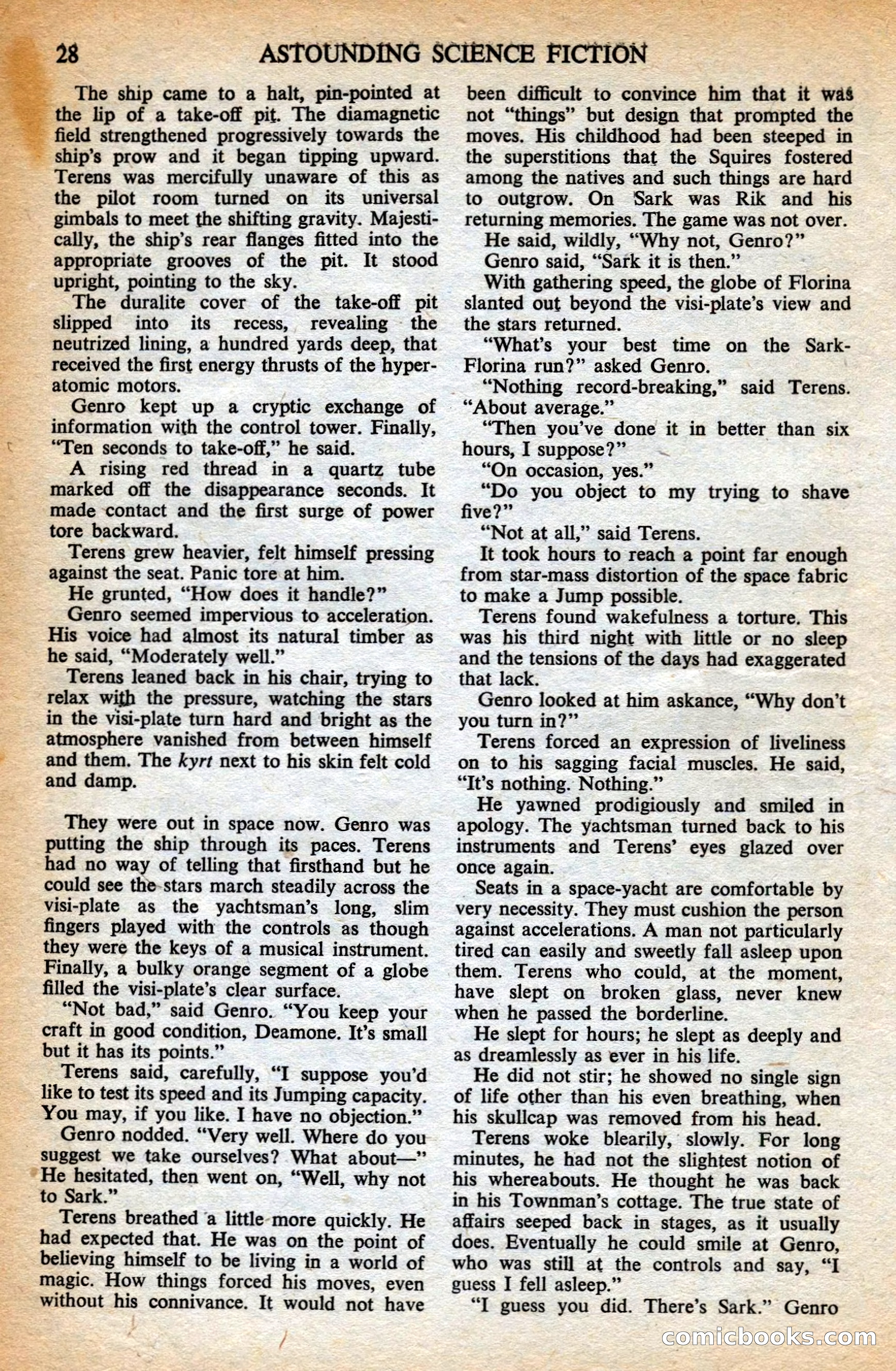 Astounding British Edition, May 1953 — page 30 of 68