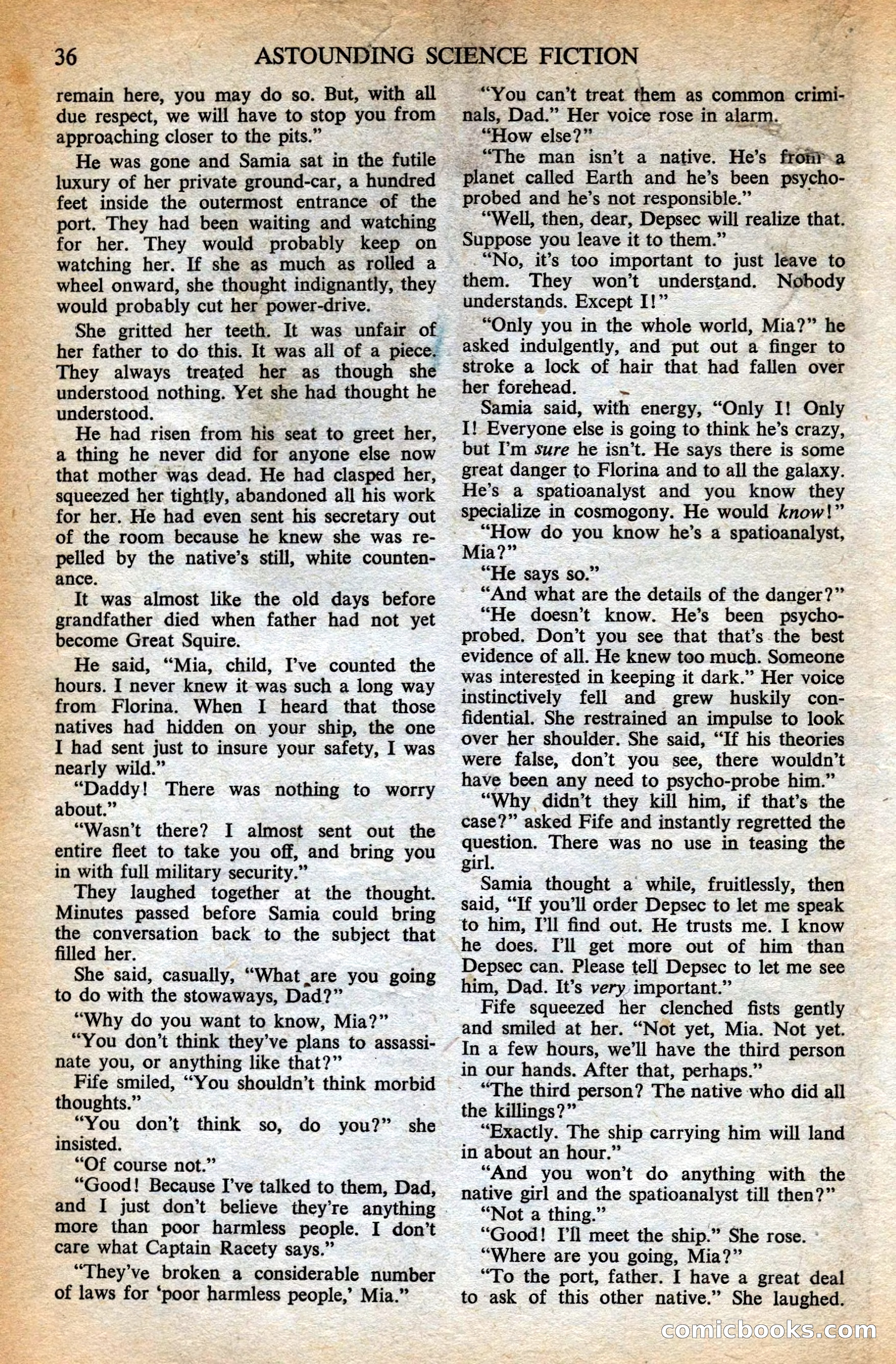 Astounding British Edition, May 1953 — page 38 of 68