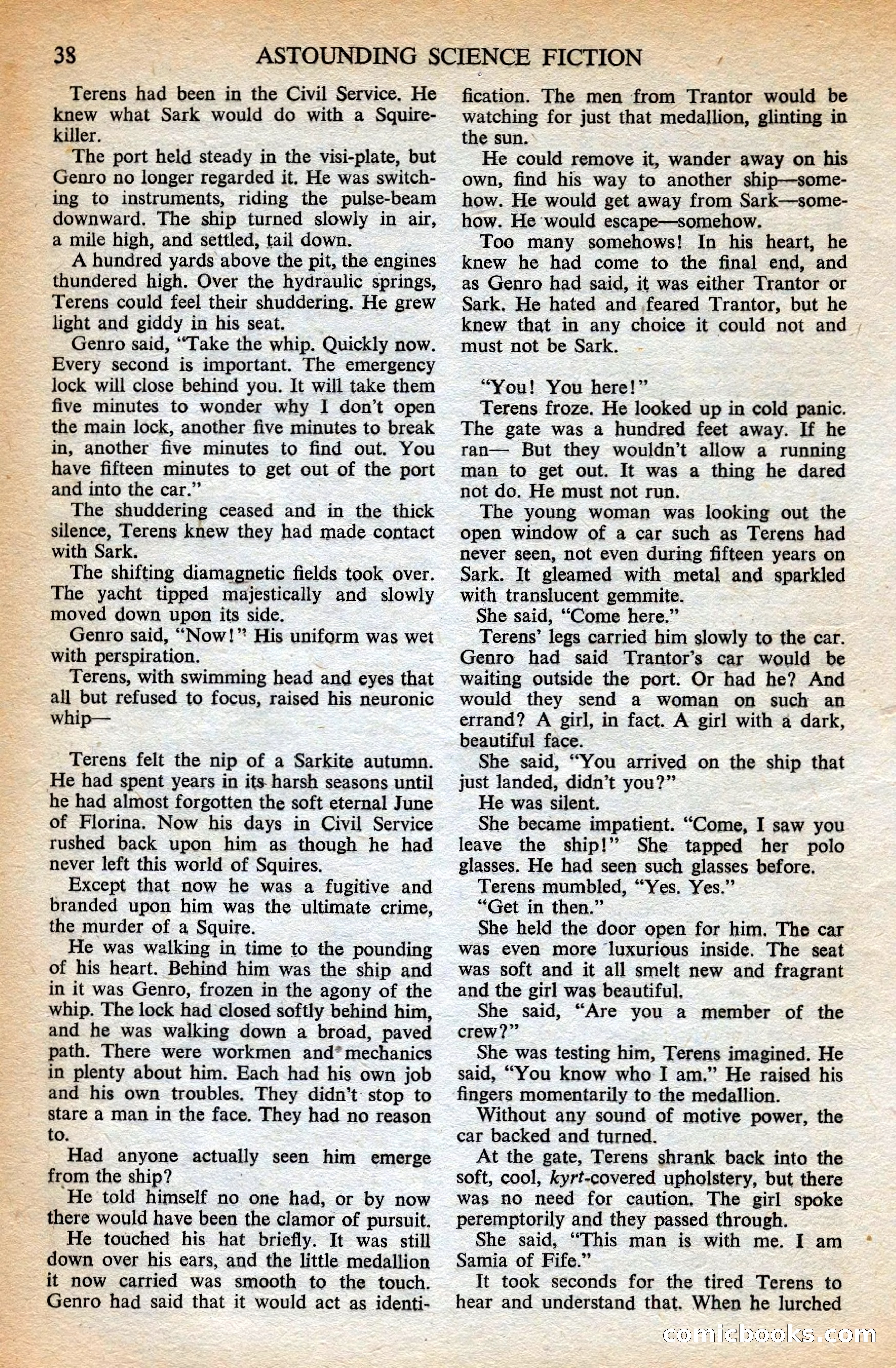 Astounding British Edition, May 1953 — page 40 of 68
