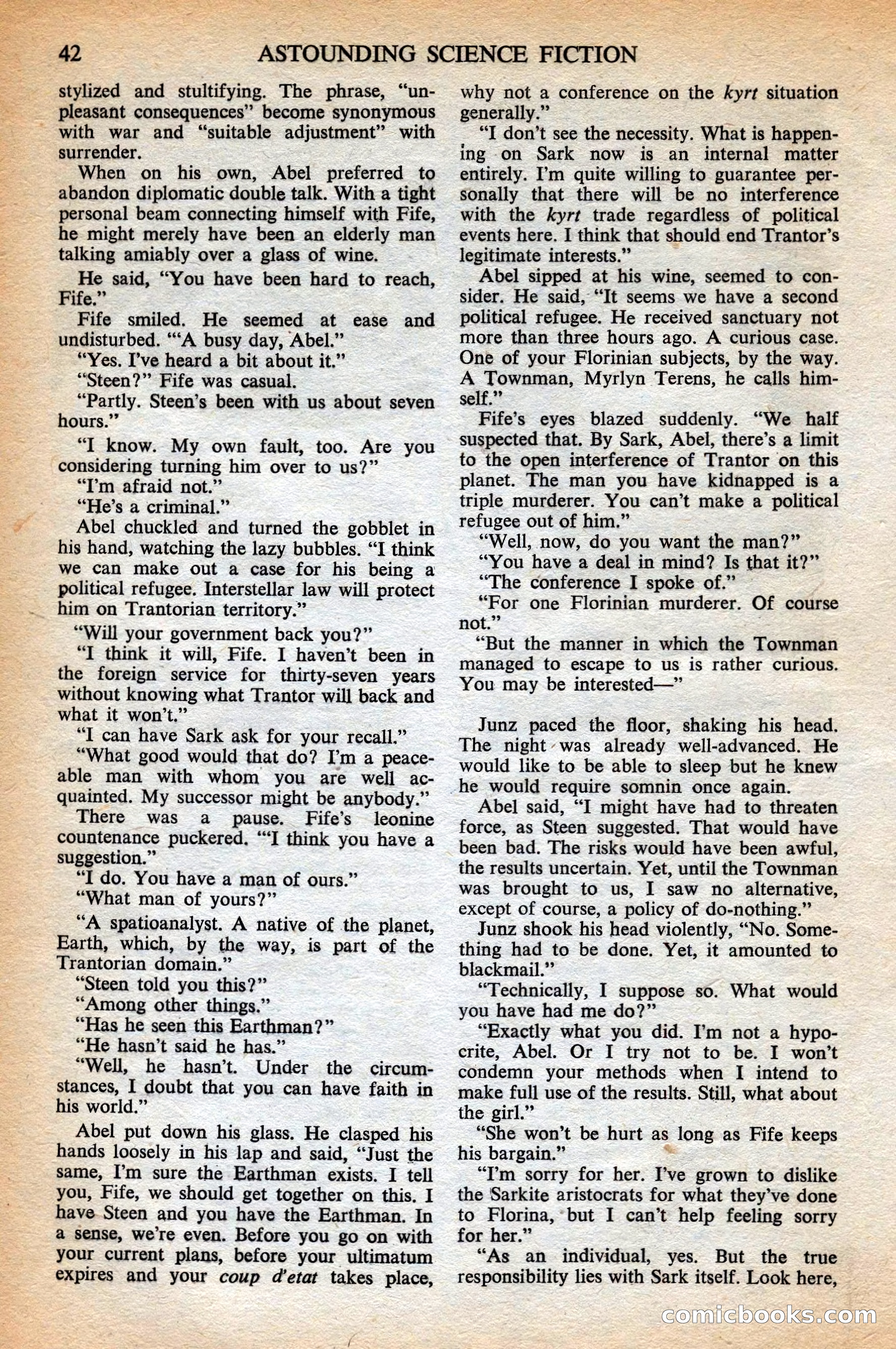 Astounding British Edition, May 1953 — page 44 of 68