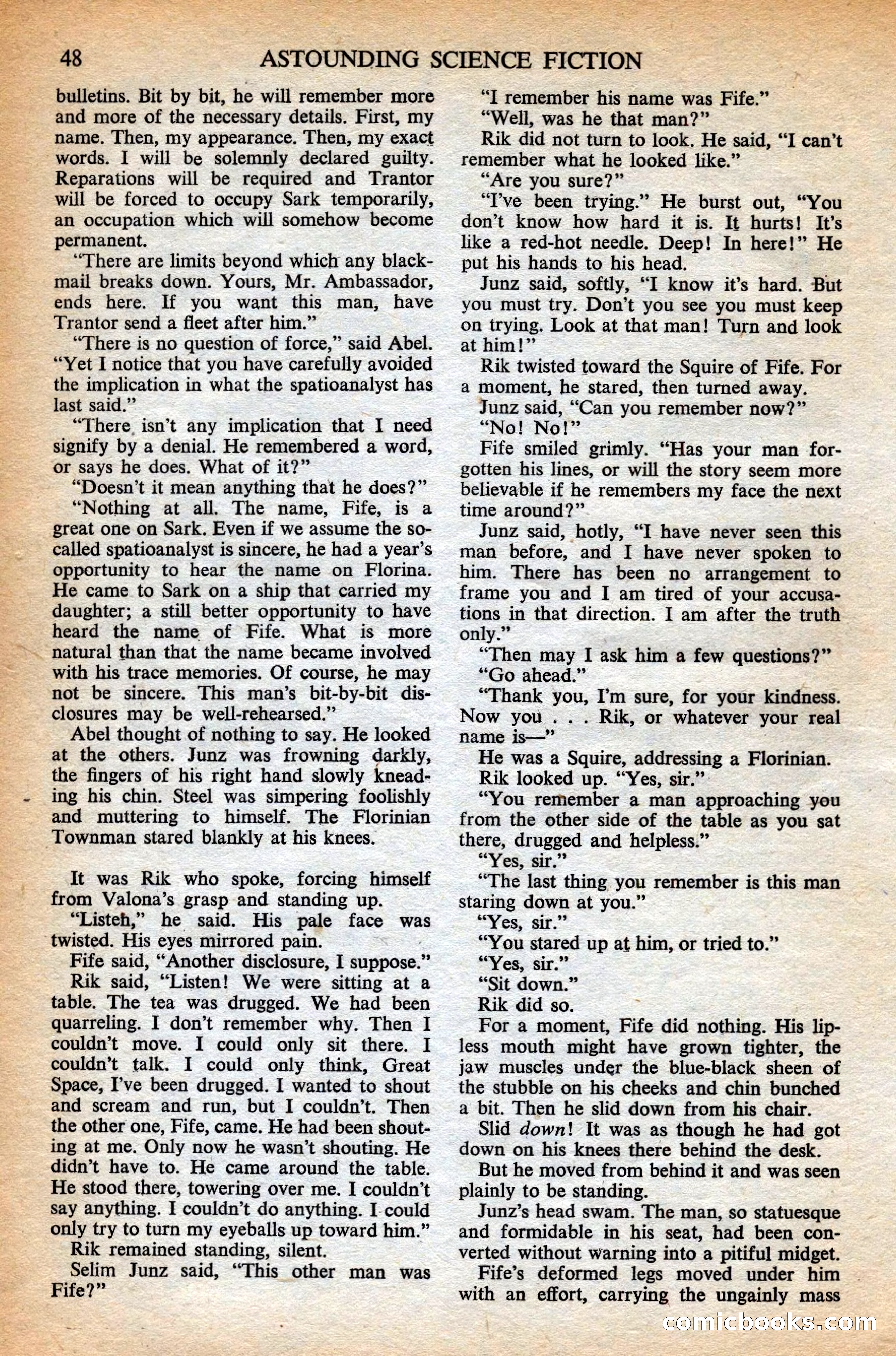 Astounding British Edition, May 1953 — page 50 of 68