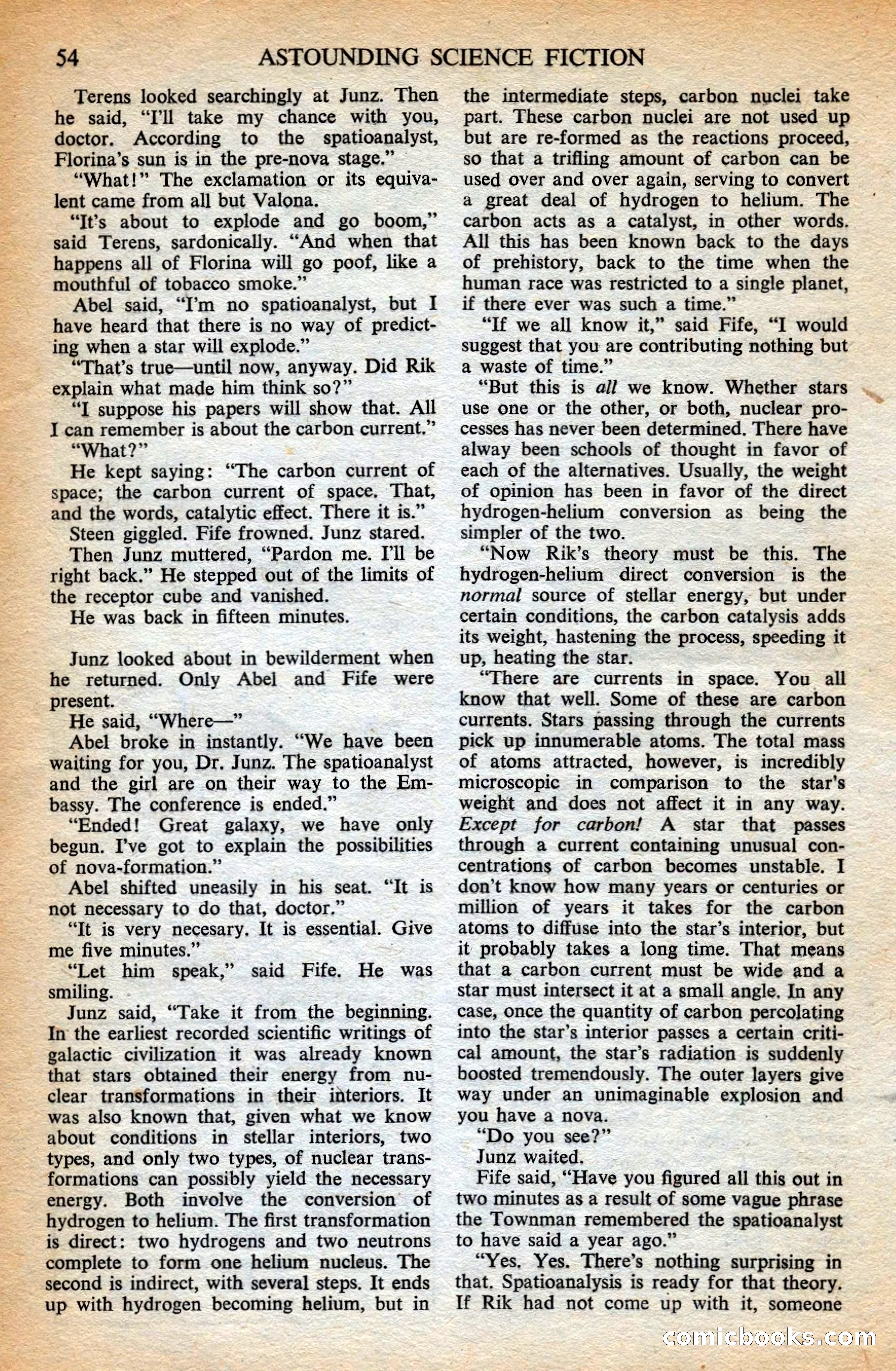 Astounding British Edition, May 1953 — page 56 of 68