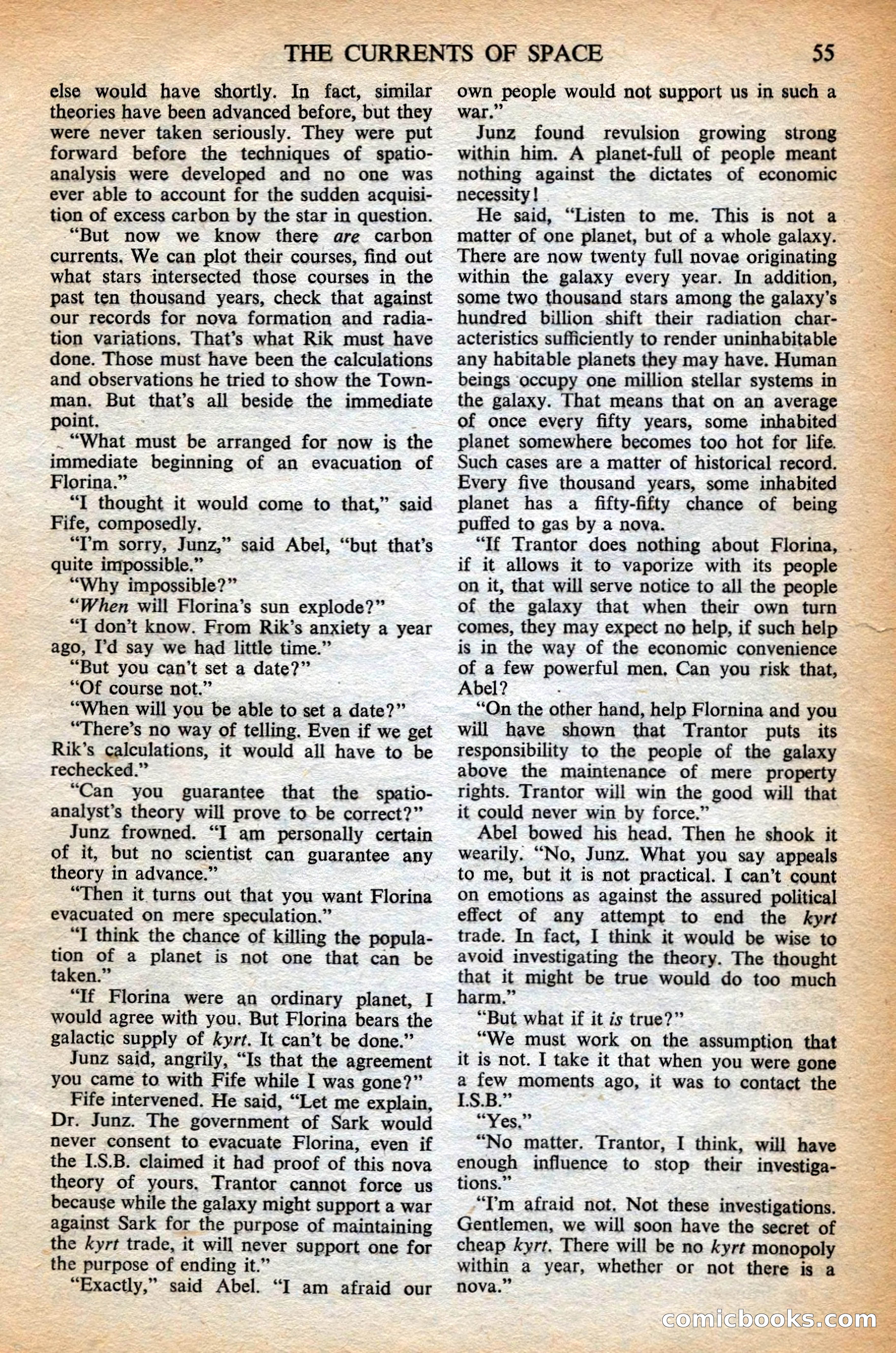 Astounding British Edition, May 1953 — page 57 of 68