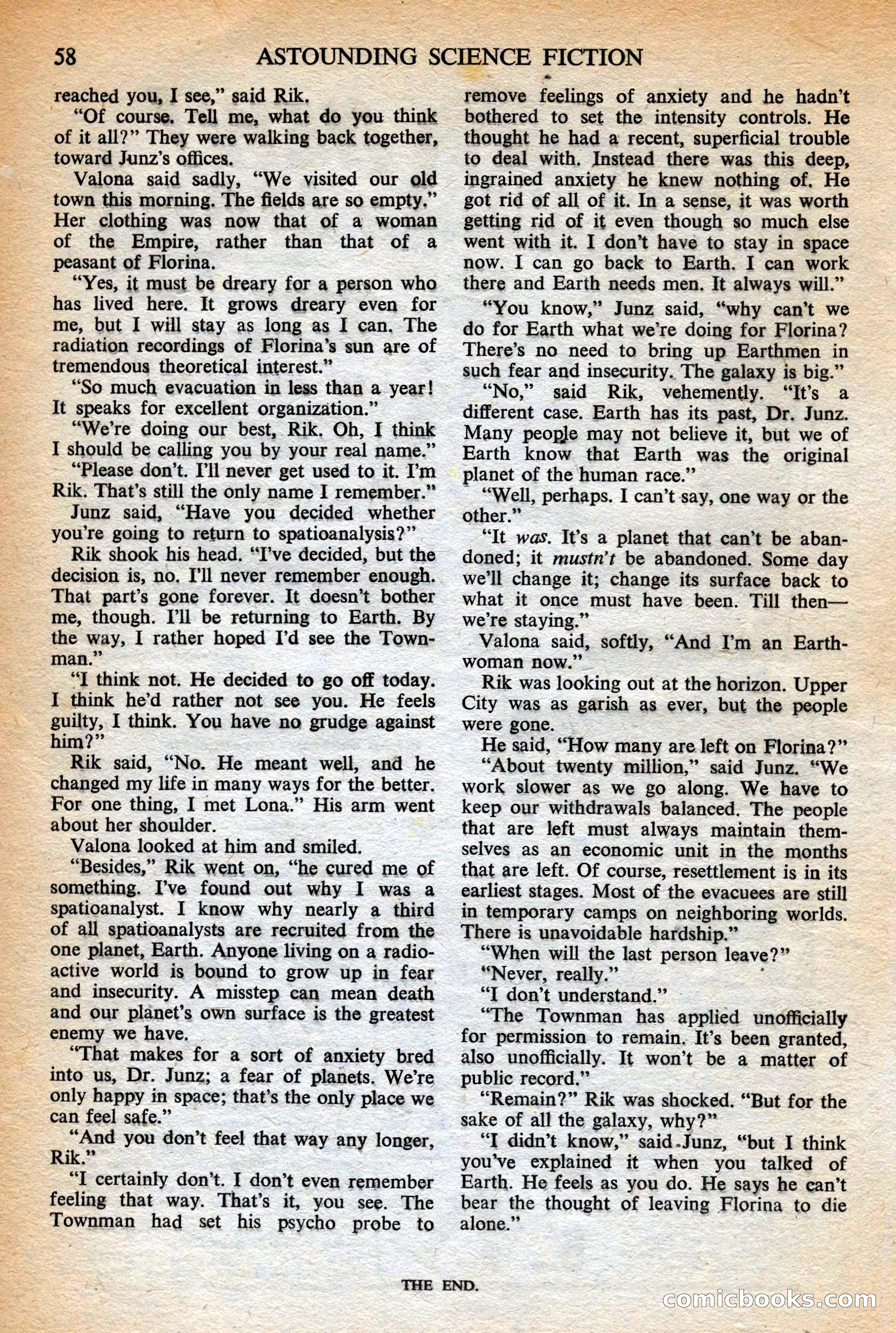 Astounding British Edition, May 1953 — page 60 of 68