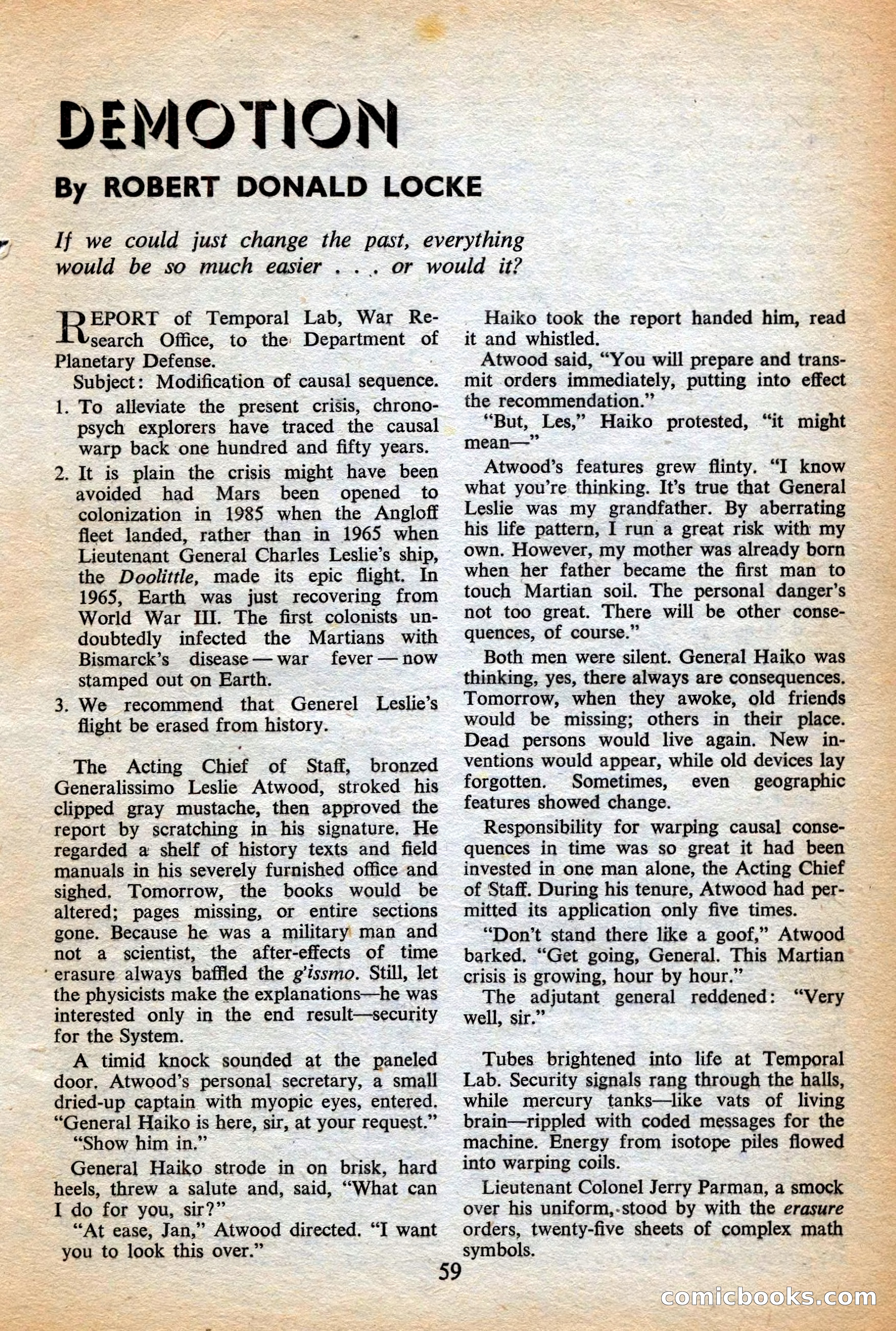 Astounding British Edition, May 1953 — page 61 of 68