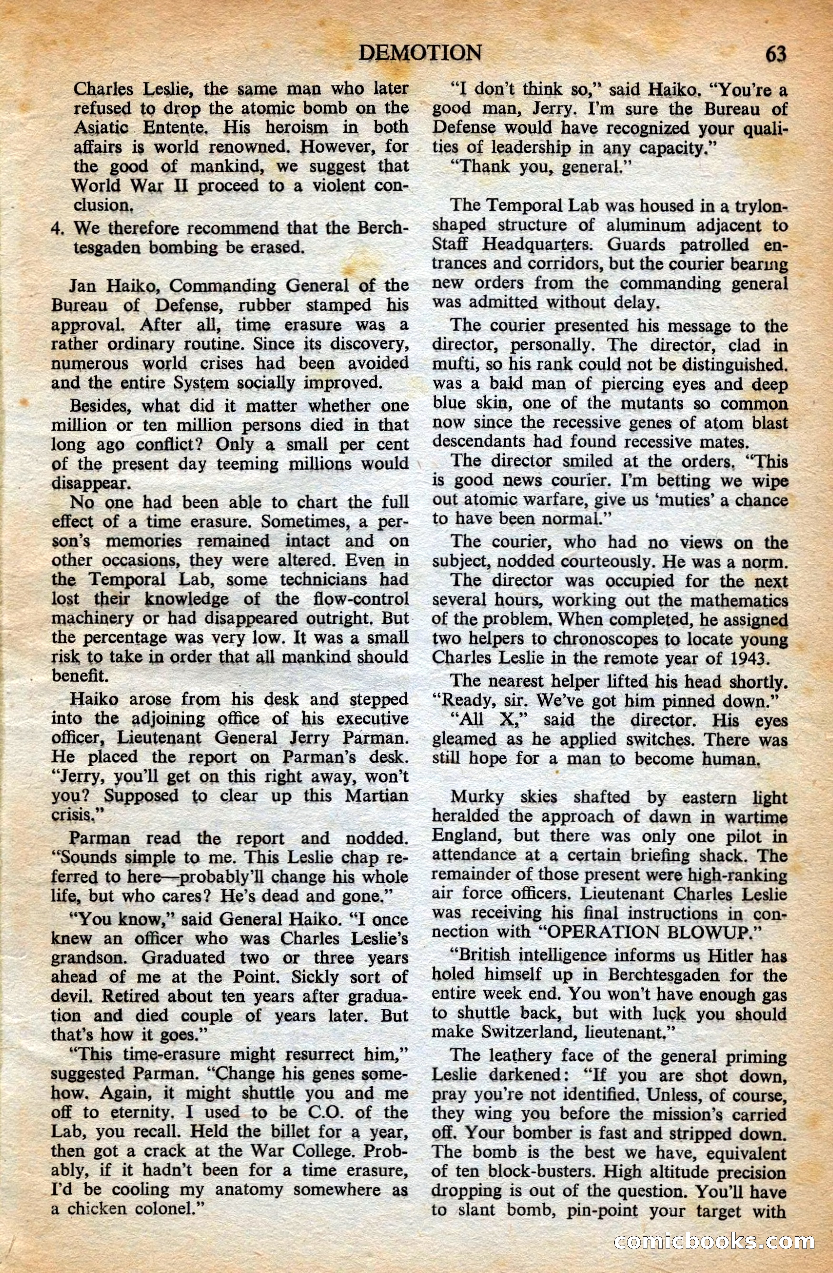 Astounding British Edition, May 1953 — page 65 of 68