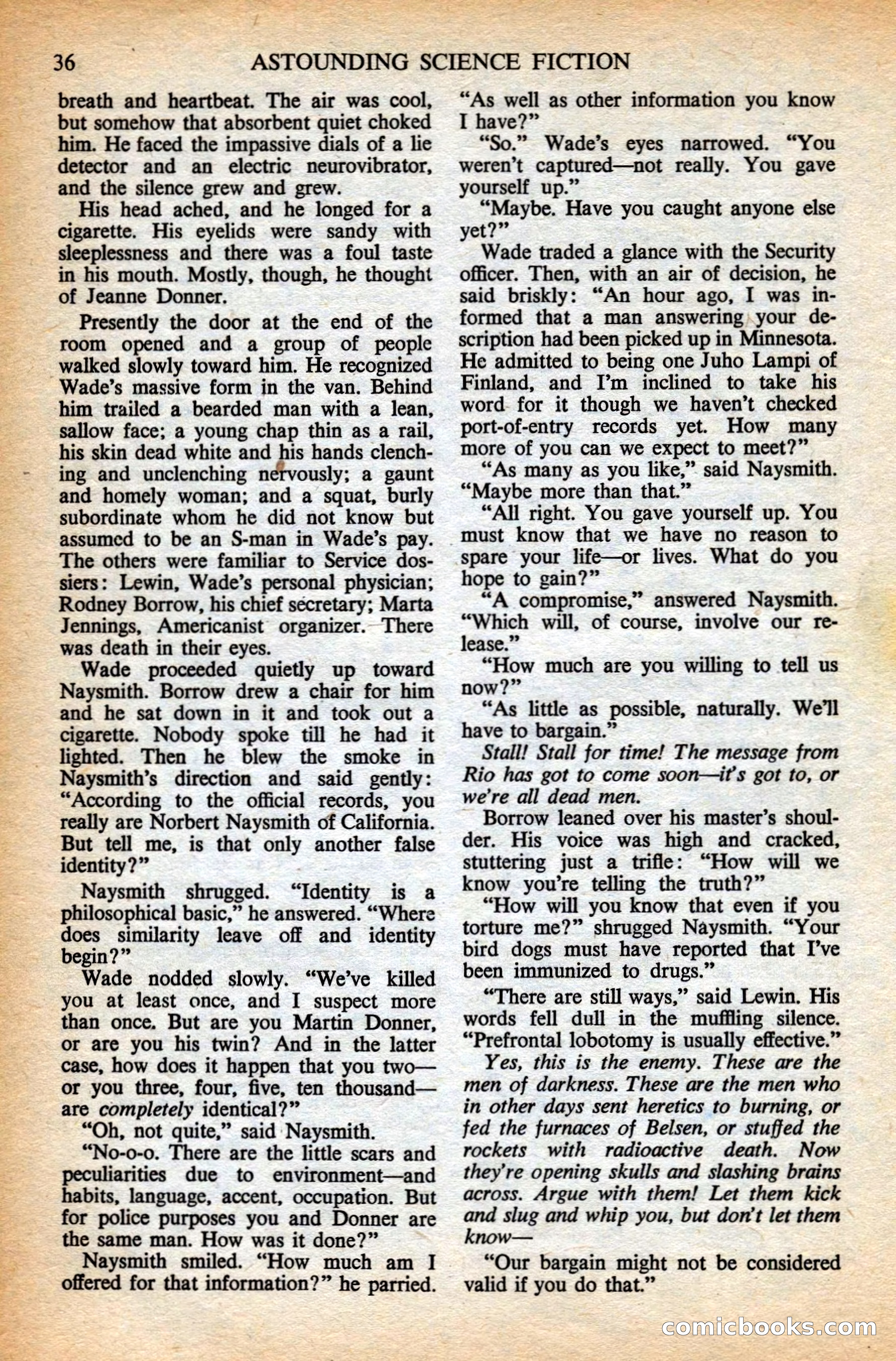 Astounding British Edition, Vol. 9, No. 6 — page 38 of 68