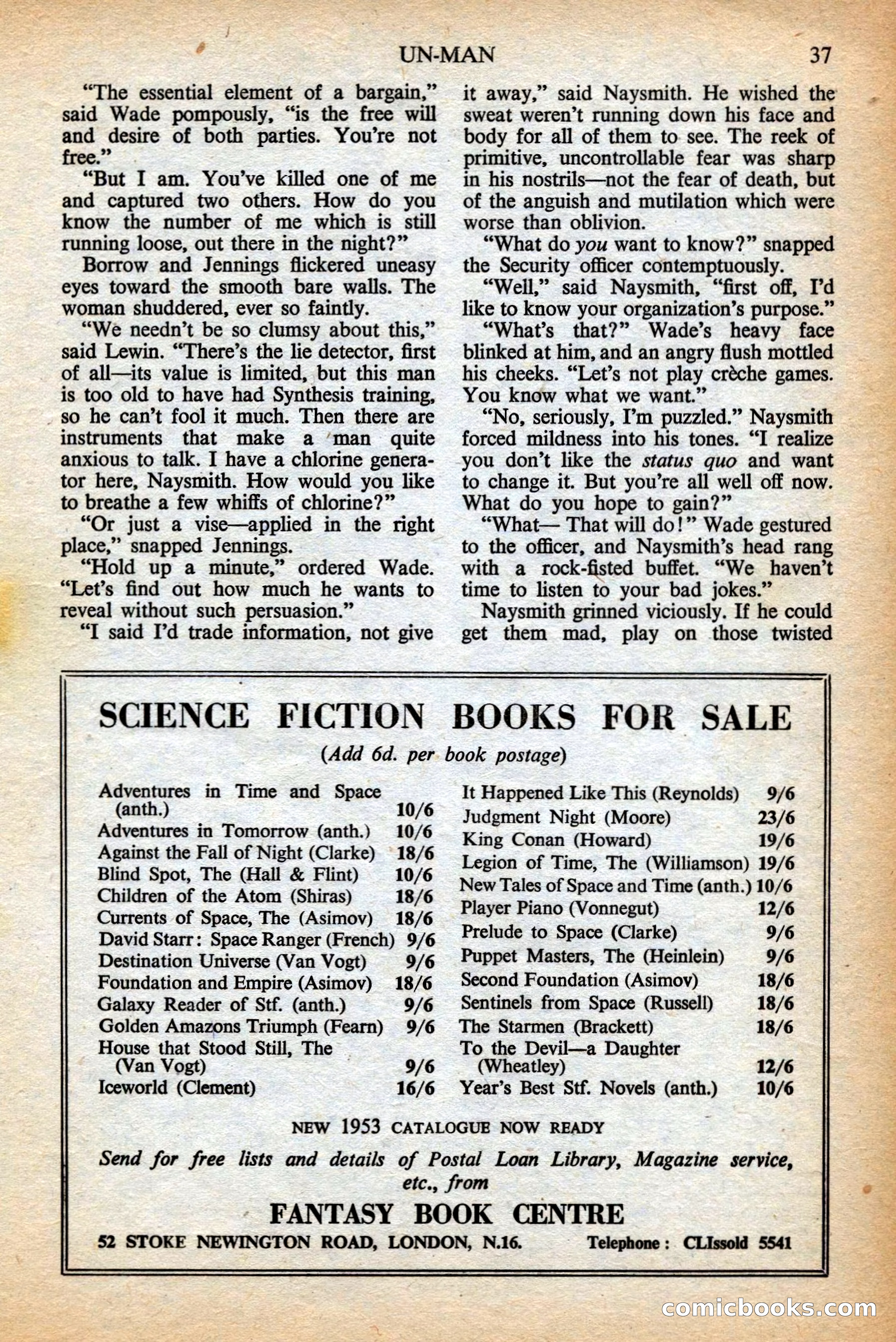Astounding British Edition, Vol. 9, No. 6 — page 39 of 68