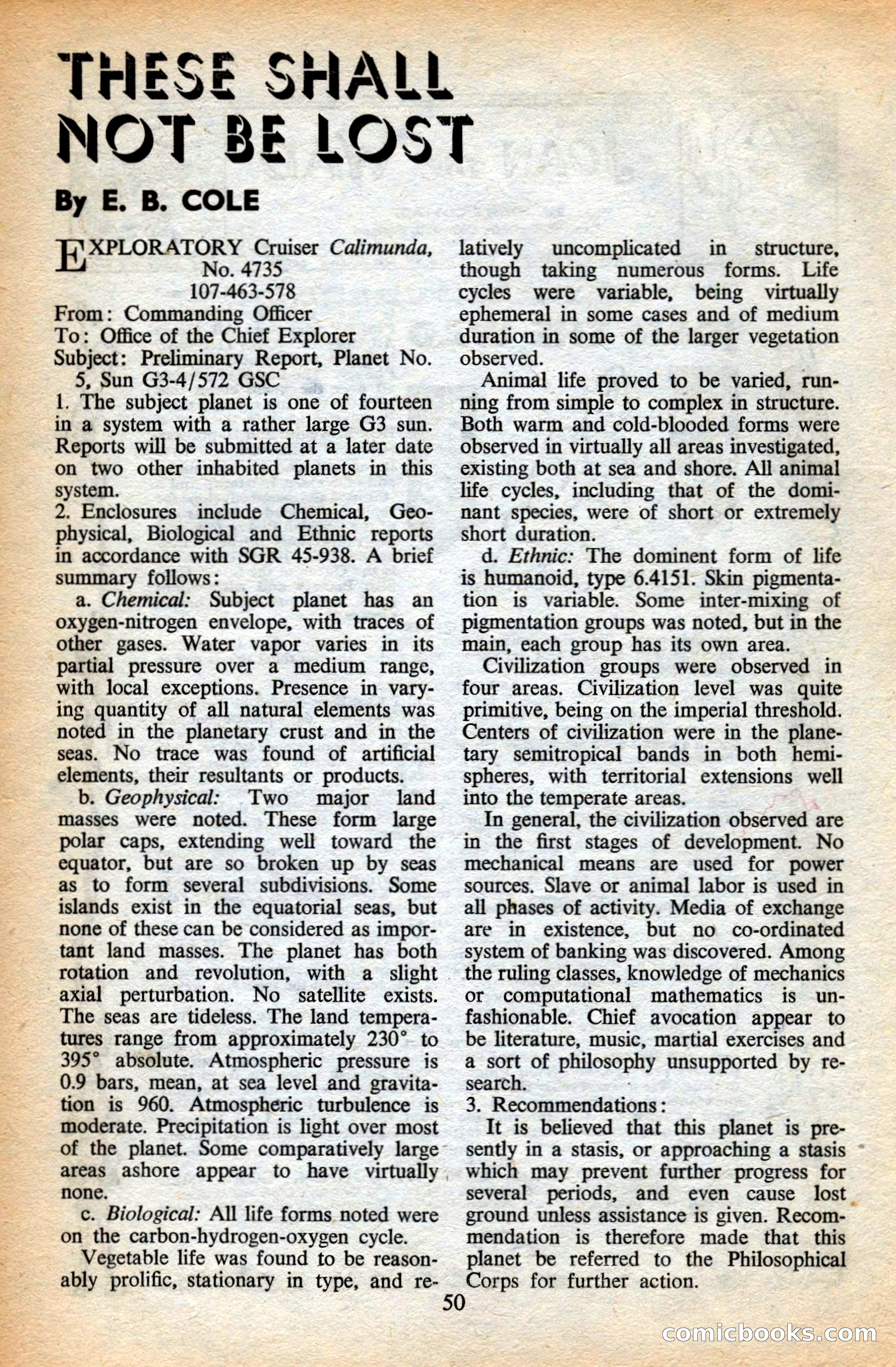 Astounding British Edition, Vol. 9, No. 6 — page 52 of 68