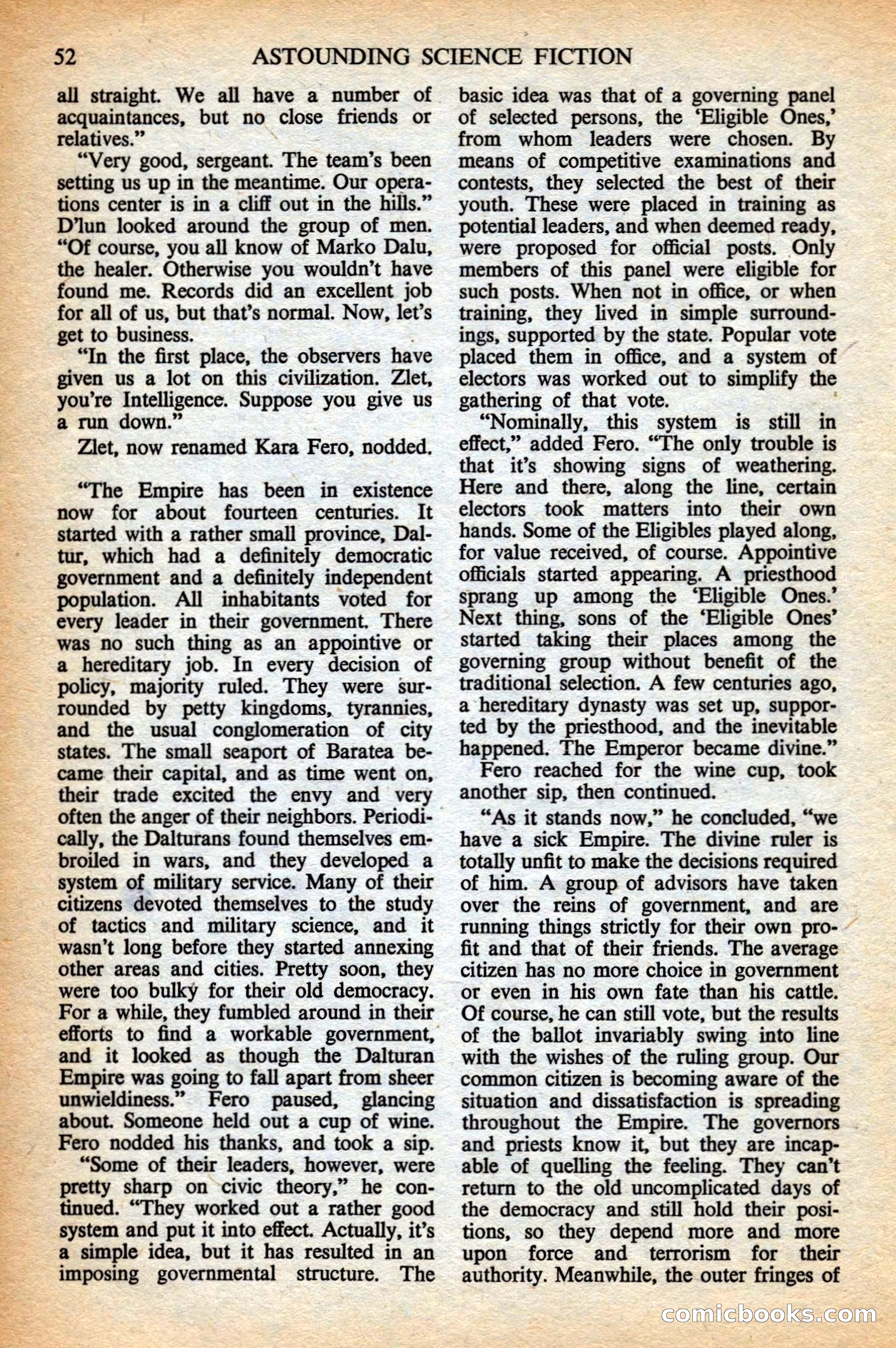 Astounding British Edition, Vol. 9, No. 6 — page 54 of 68