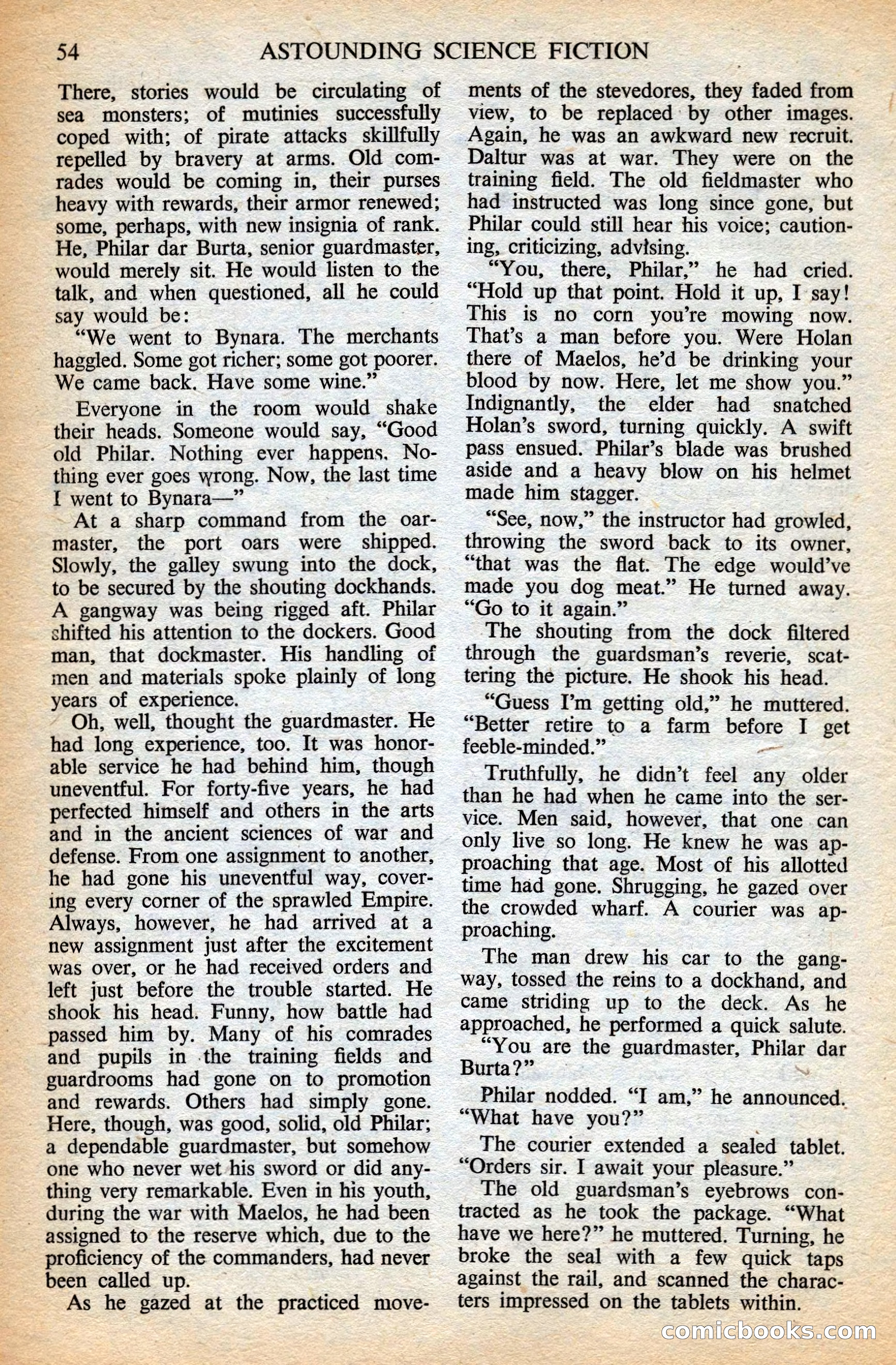 Astounding British Edition, Vol. 9, No. 6 — page 56 of 68
