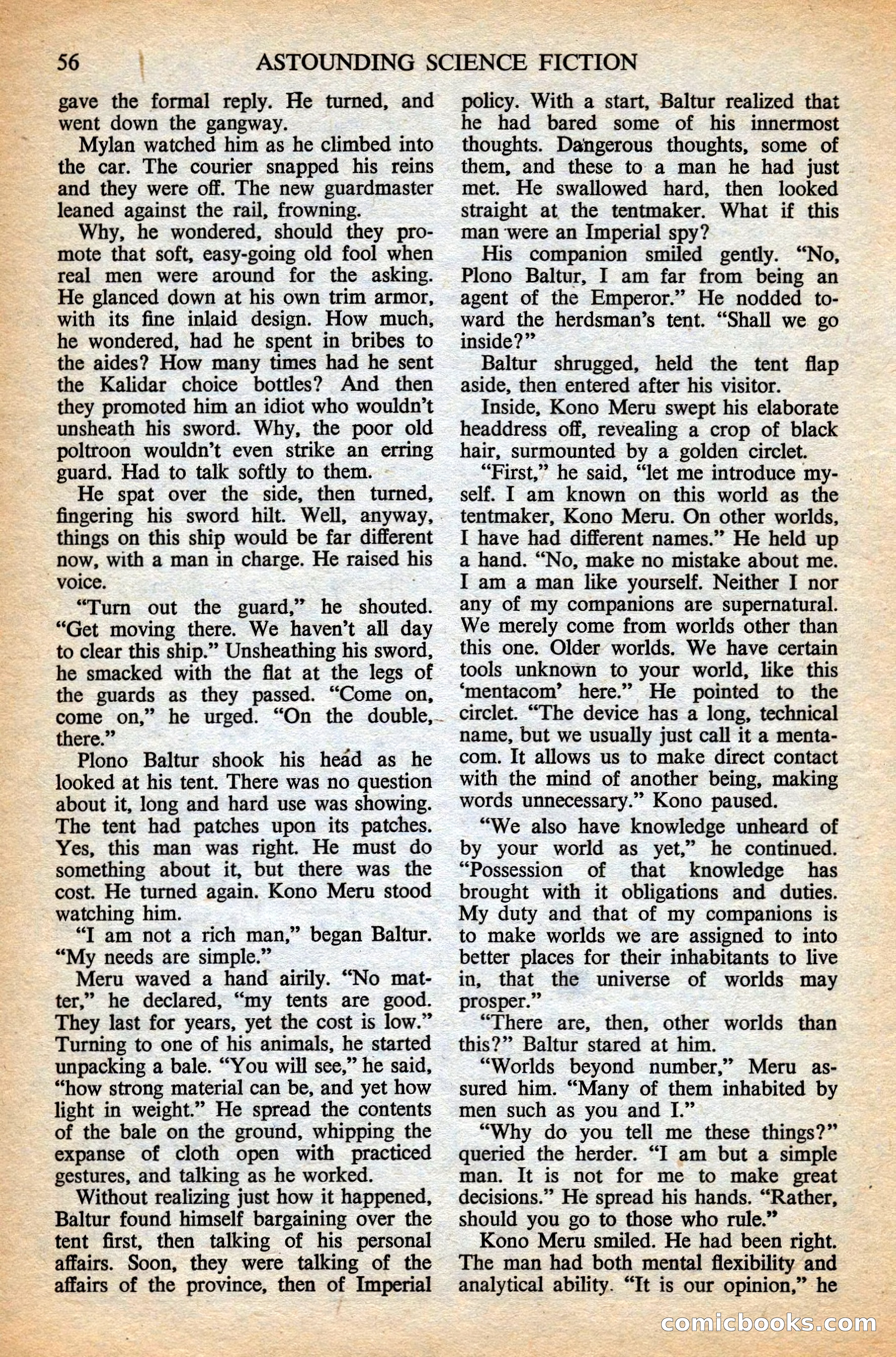 Astounding British Edition, Vol. 9, No. 6 — page 58 of 68
