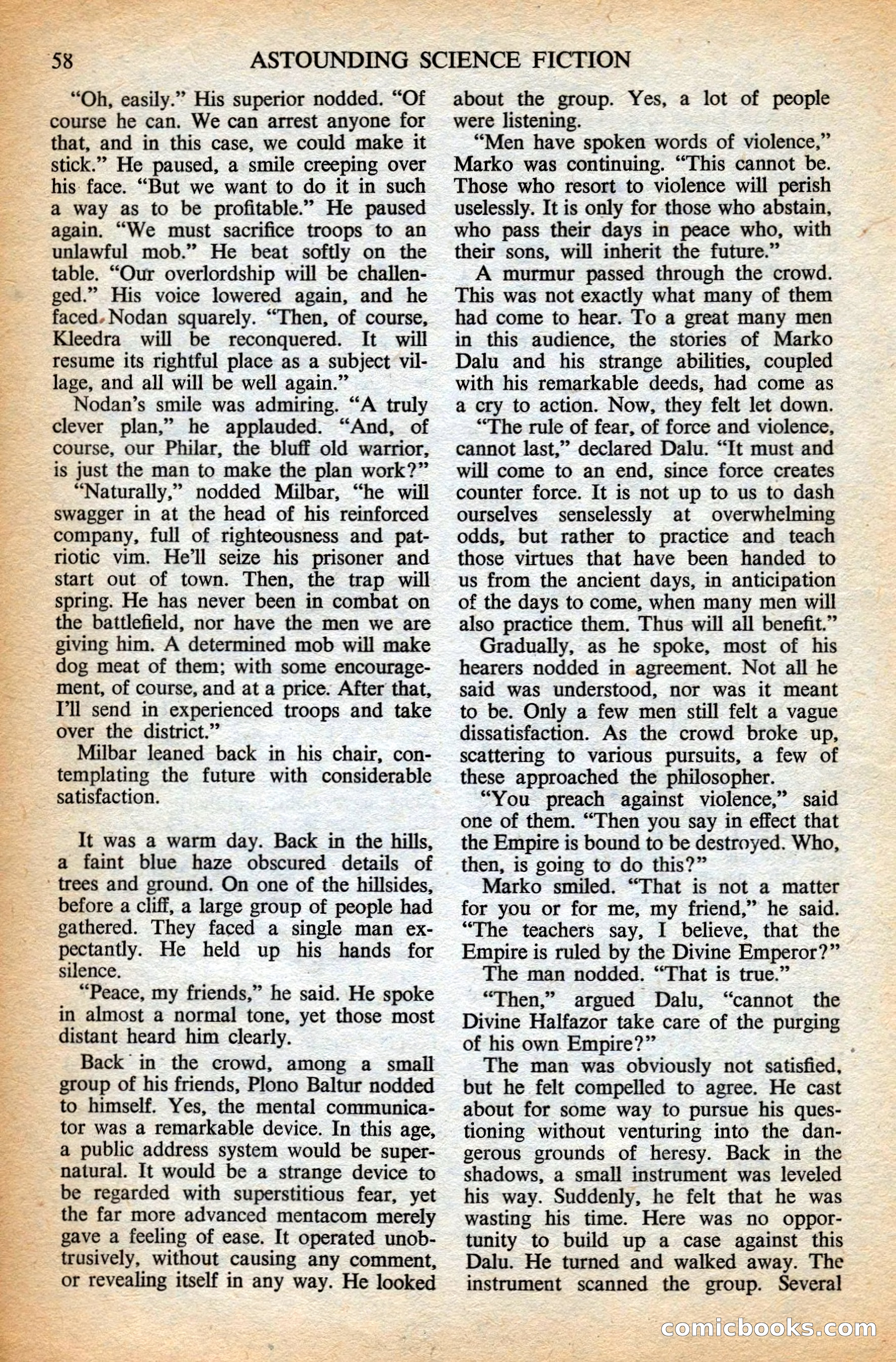Astounding British Edition, Vol. 9, No. 6 — page 60 of 68
