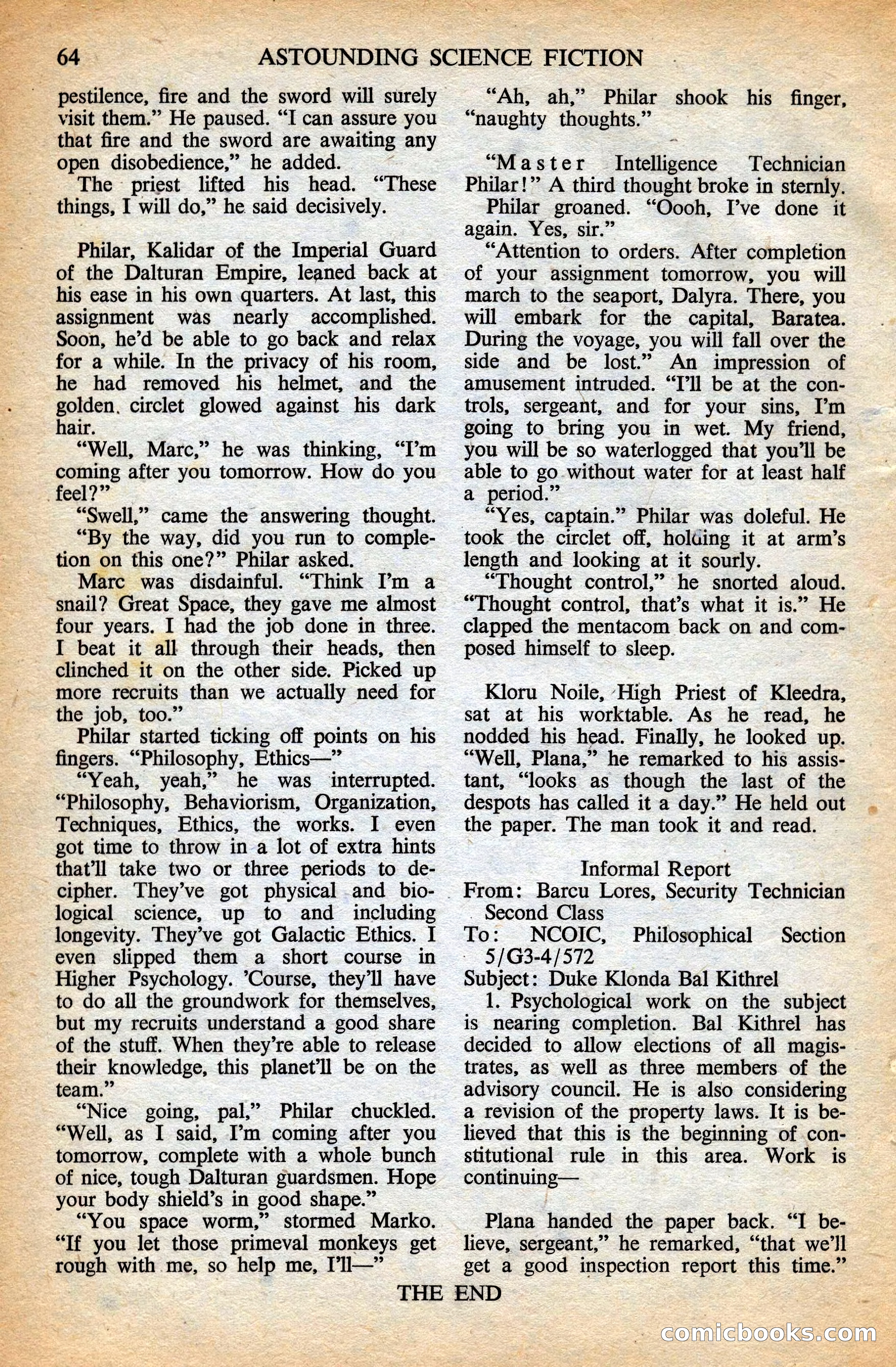 Astounding British Edition, Vol. 9, No. 6 — page 68 of 68