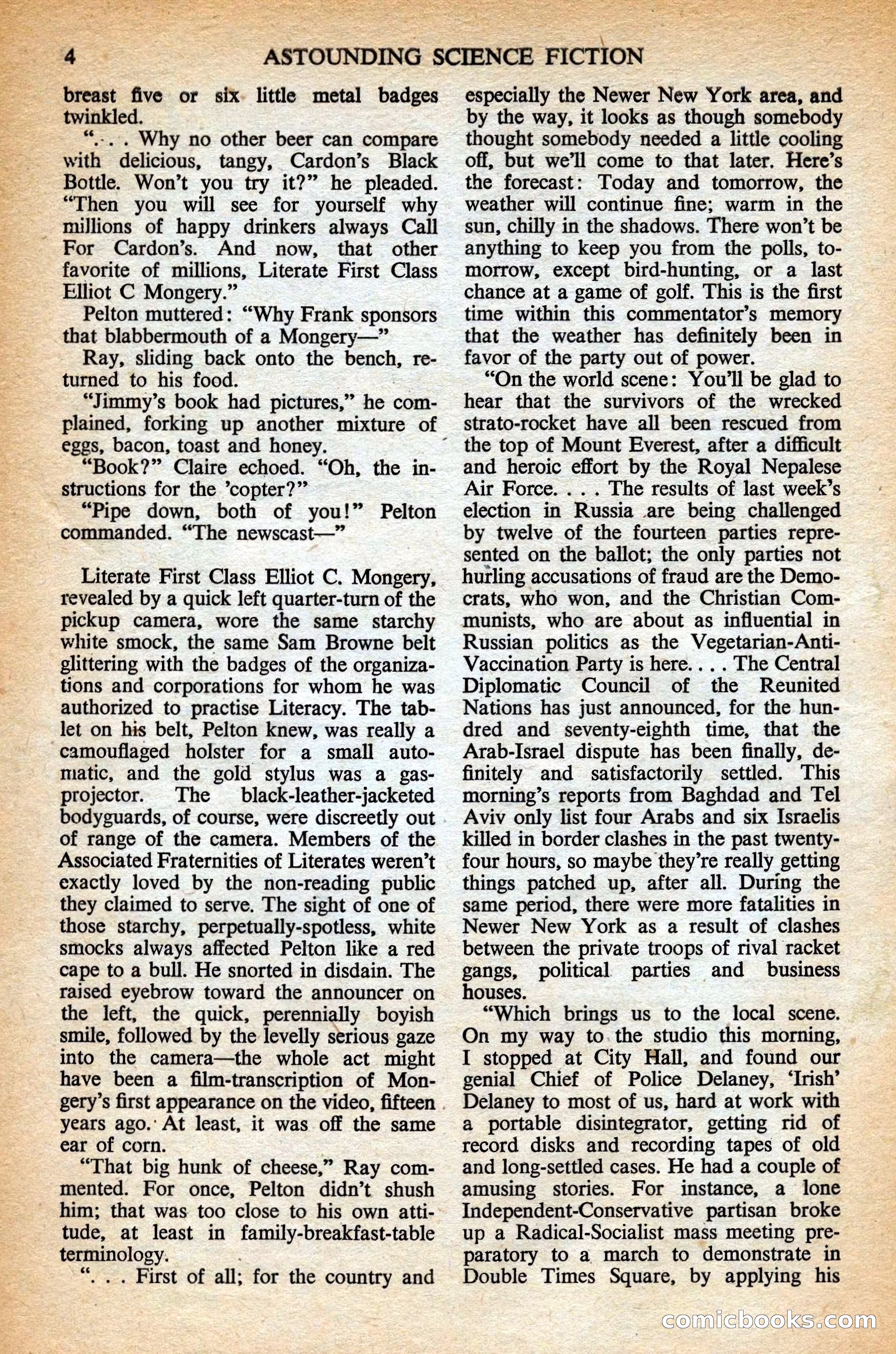 Astounding British Edition, Vol. 9, No. 7 — page 6 of 68
